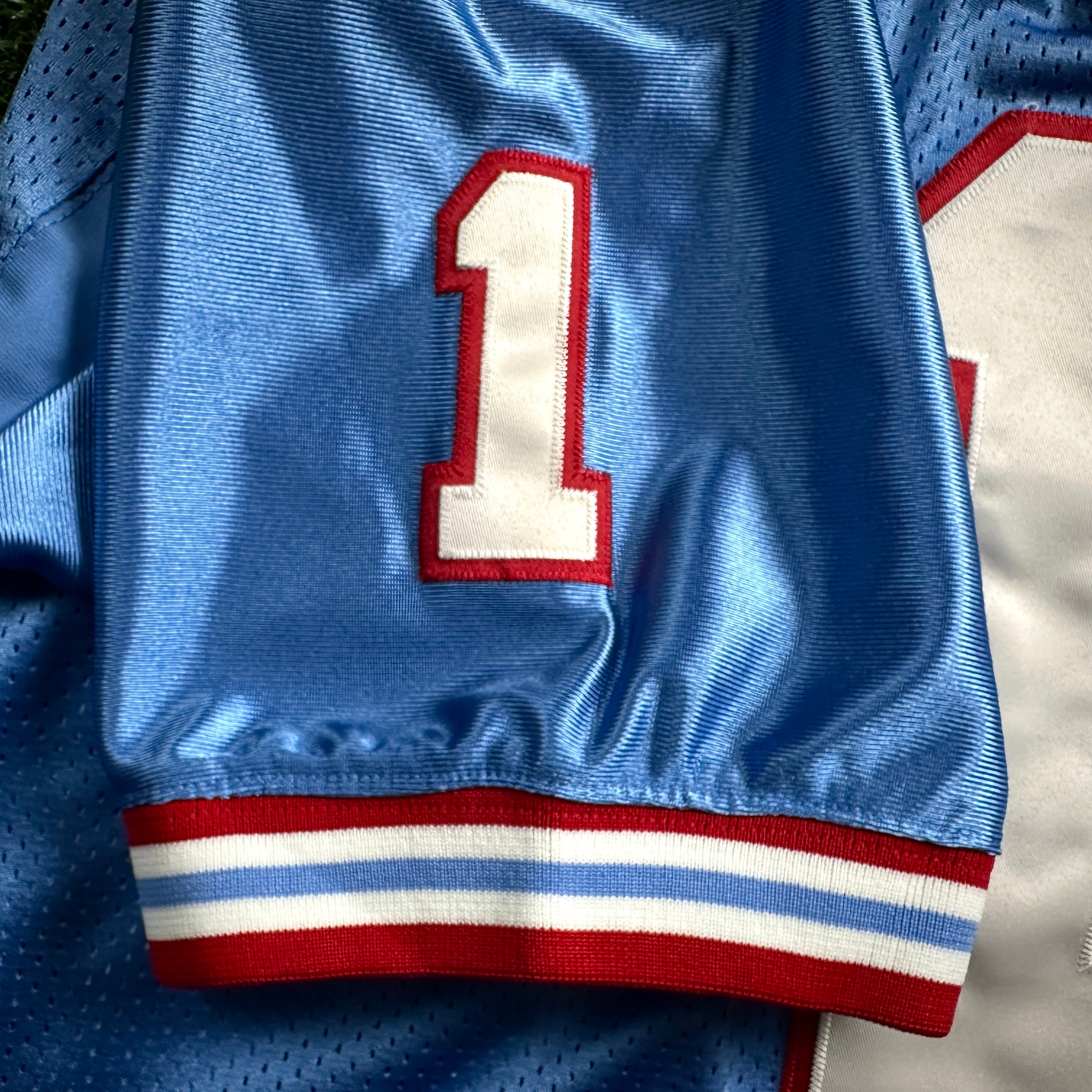 New! Mitchell & Ness 1993 Authentic Jersey Houston Oilers Warren Moon Sz. 52 NWT