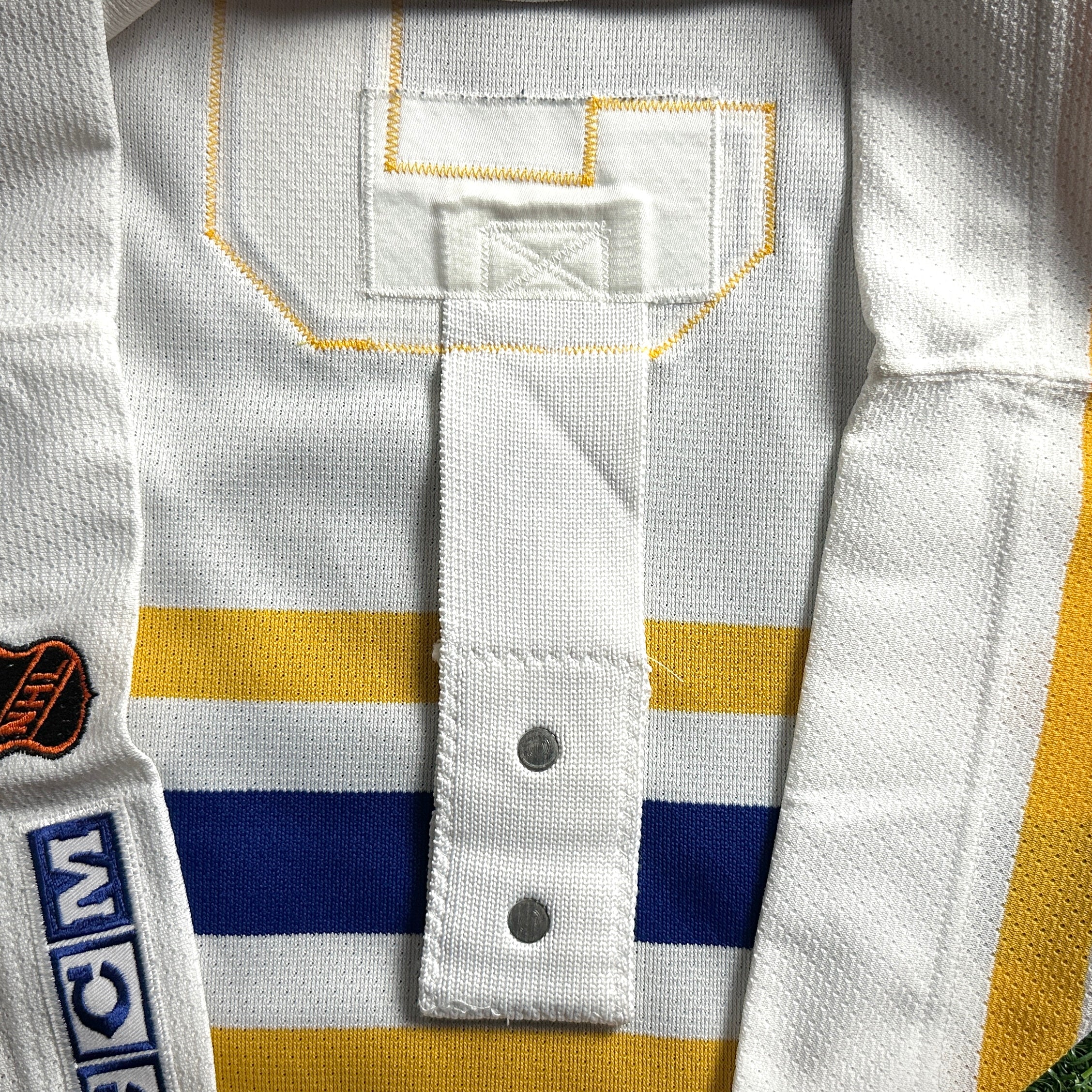 CCM NHL On-Ice Authentic 1988 Jersey Buffalo Sabres Mike Ramsey Sz. 50 Throwback