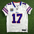 New! 2025 Nike NFL Vapor FUSE Elite Authentic Jersey Buffalo Bills Josh Allen Sz. 40 White Road