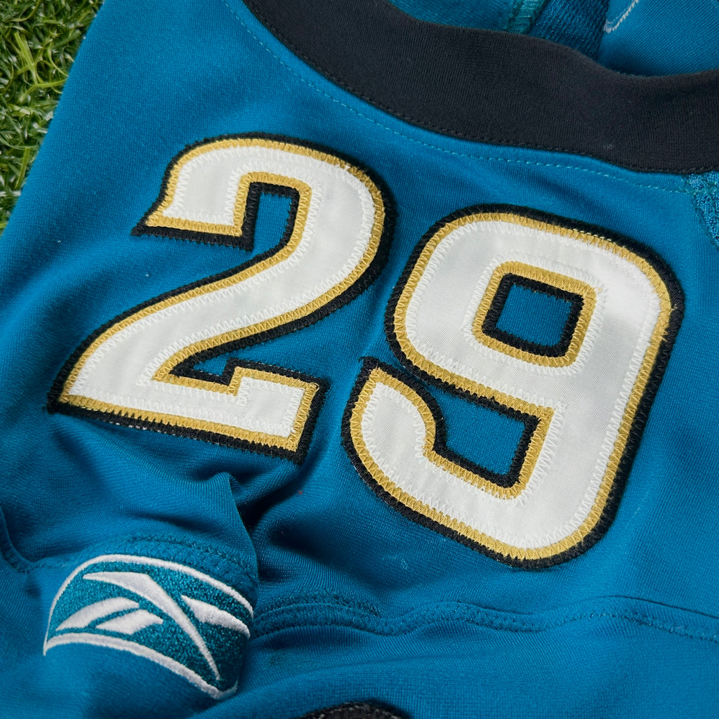 2007 Reebok NFL Game-Used Jersey Jacksonville Jaguars Brian Williams Teal Throwback