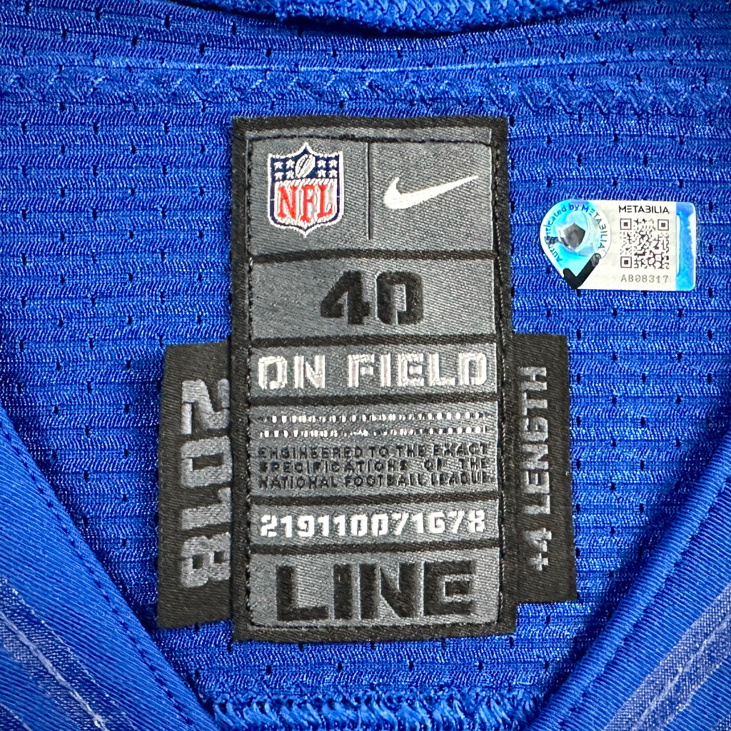 2018 Nike NFL Game-Used Jersey Indianapolis Colts Daurice Fountain Team COA