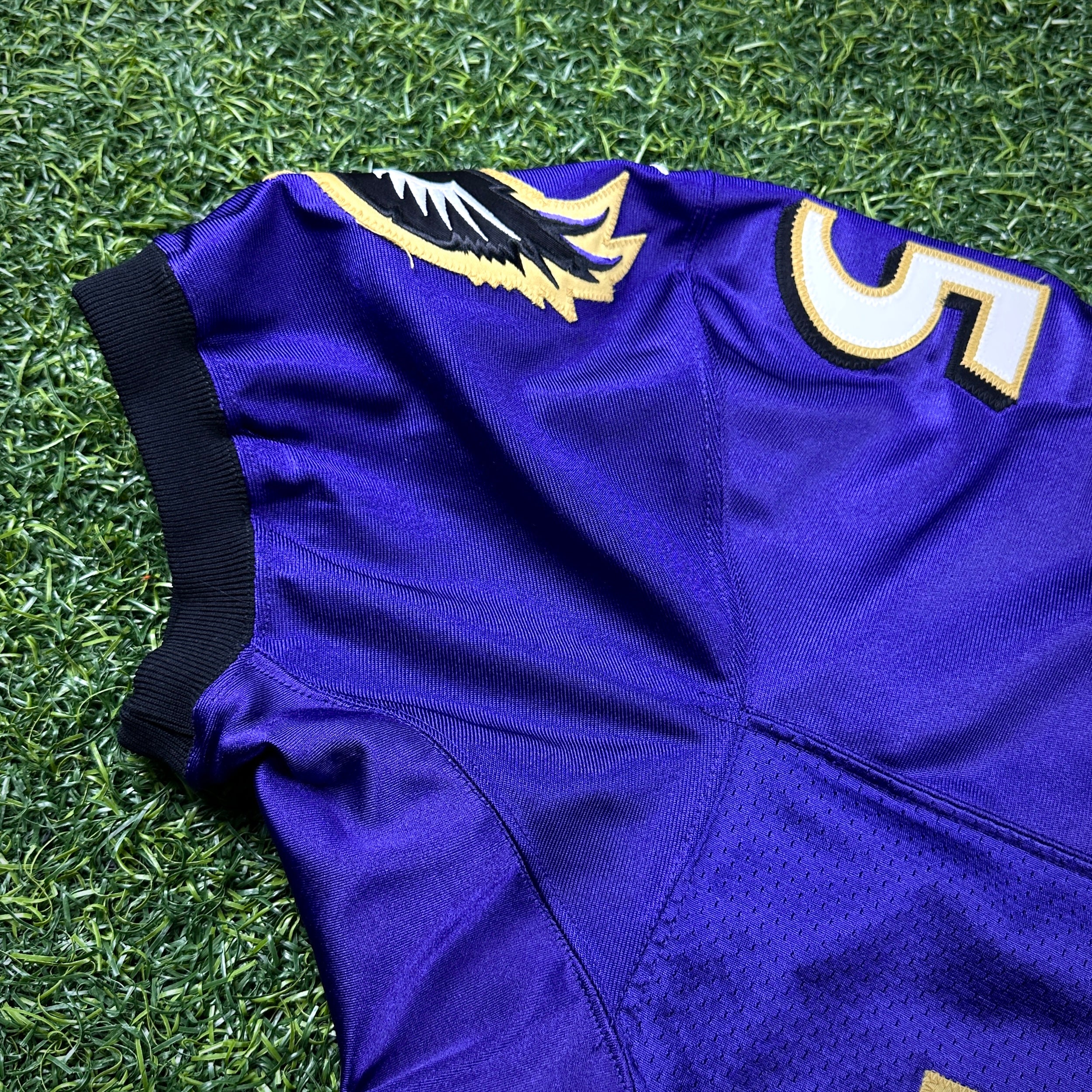 1999 Nike NFL Team-Issued Game Jersey Baltimore Ravens Jonathan Ogden Autograph Sz. 48