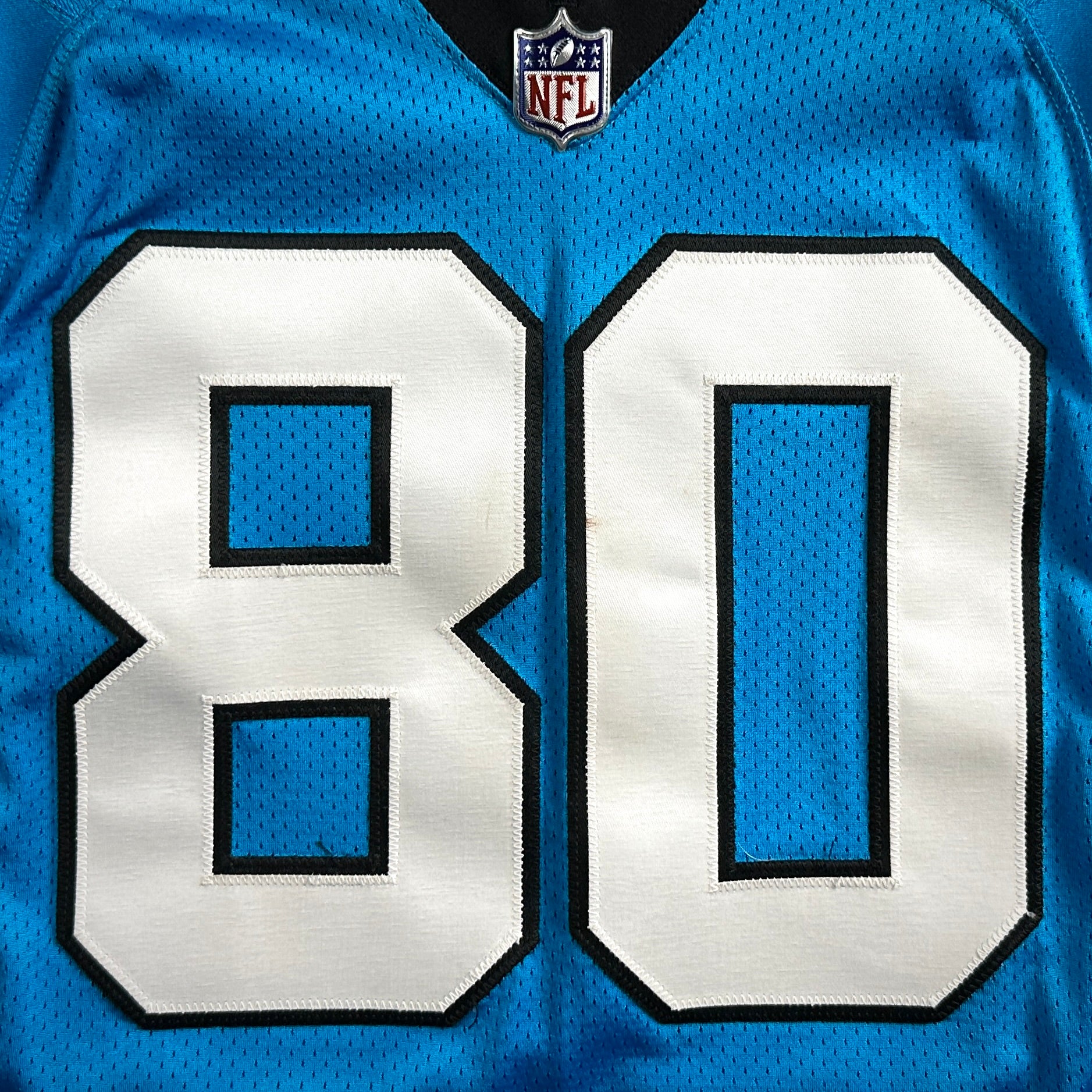 2018 Nike NFL Game Used Worn Jersey Carolina Panthers Ian Thomas Rookie Sz. 50
