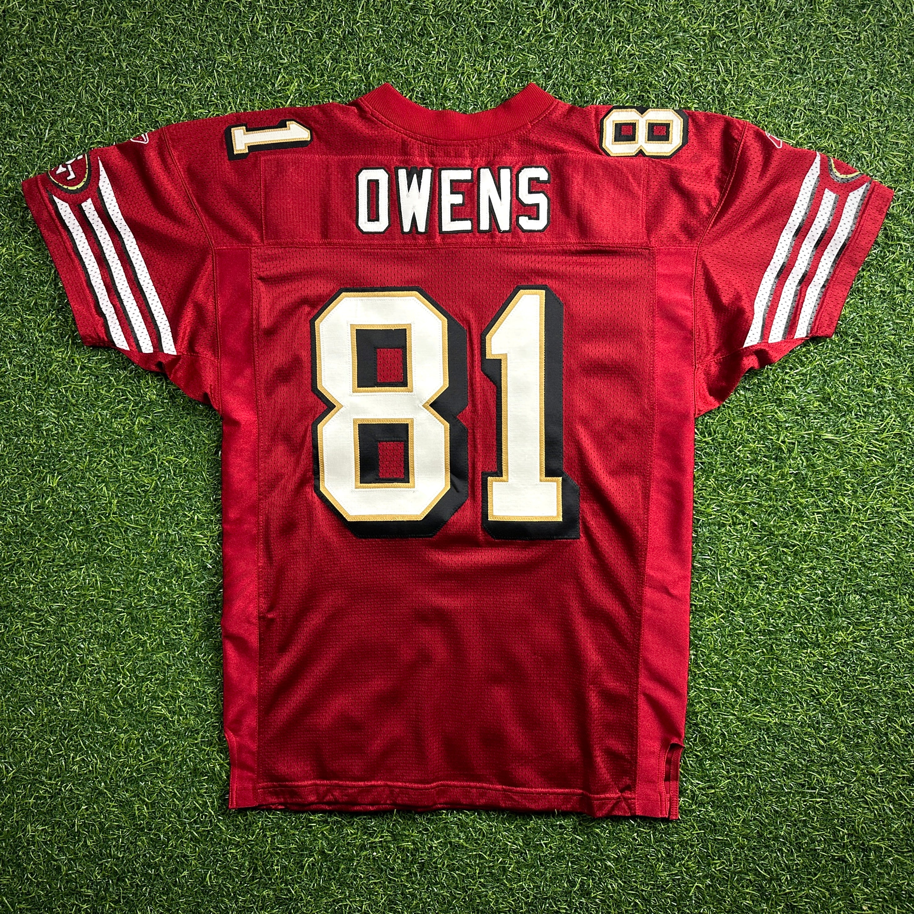 2002 Reebok NFL Authentic Jersey San Francisco 49ers Terrell Owens Sz 48 Vintage
