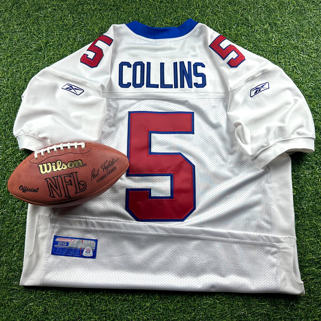 2003 Reebok NFL Authentic Jersey New York Giants Kerry Collins Sz. 52 Vintage