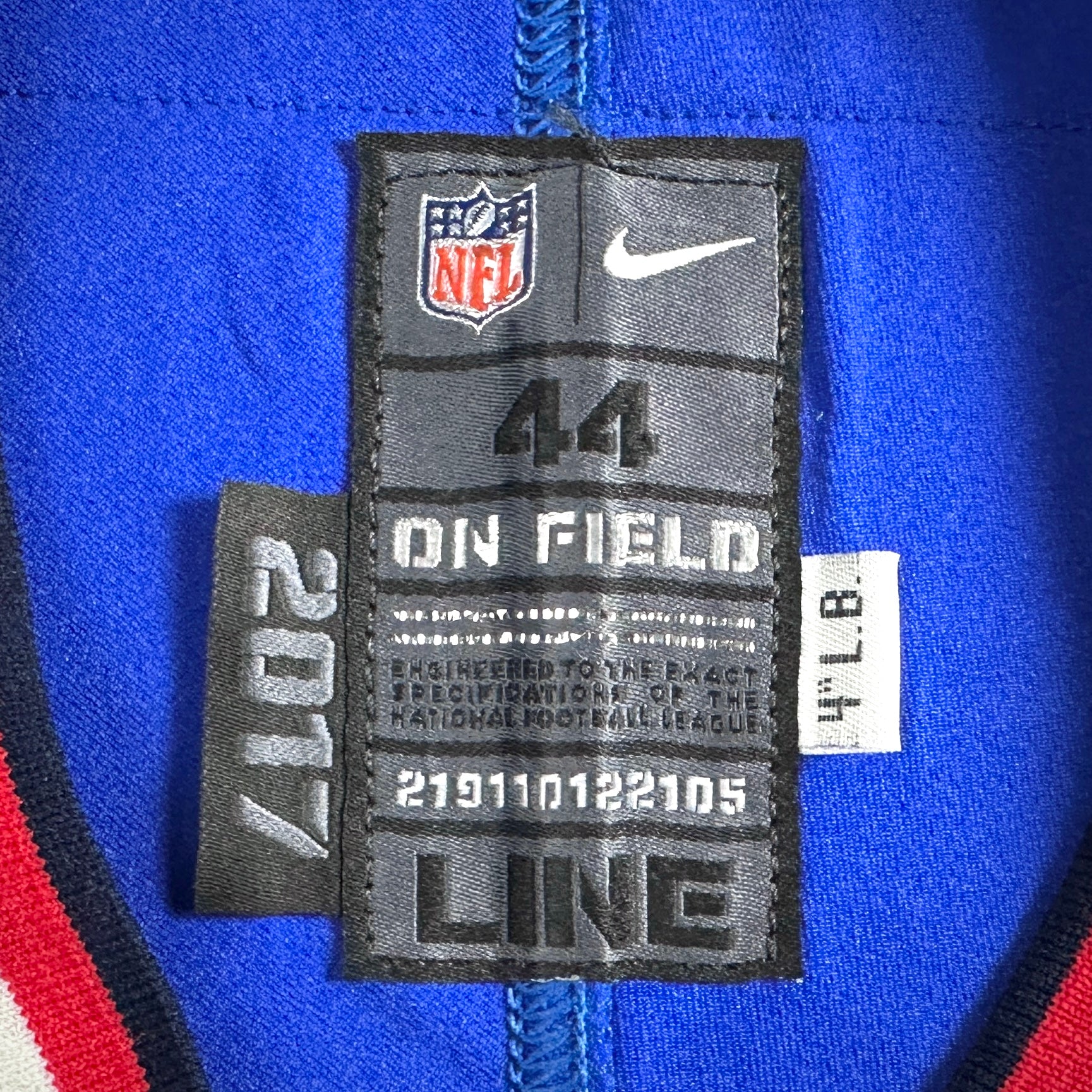 2017 Nike NFL Game Issued Jersey Buffalo Bills LeSean Shady McCoy Sz 44 Team COA