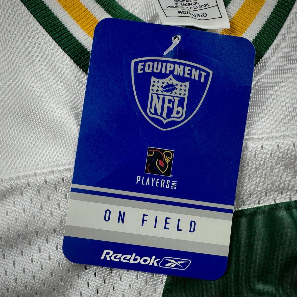 New! 2002 Reebok NFL Authentic Jersey Green Bay Packers Brett Favre Sz. 50 White NWT Vintage