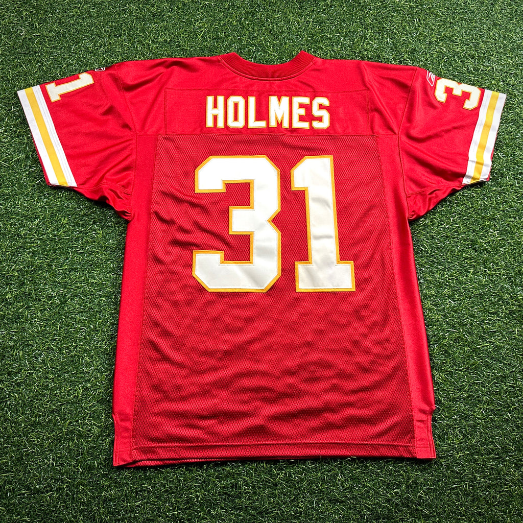 2004 Reebok NFL Authentic Jersey Kansas City Chiefs Priest Holmes Sz. 48 Vintage