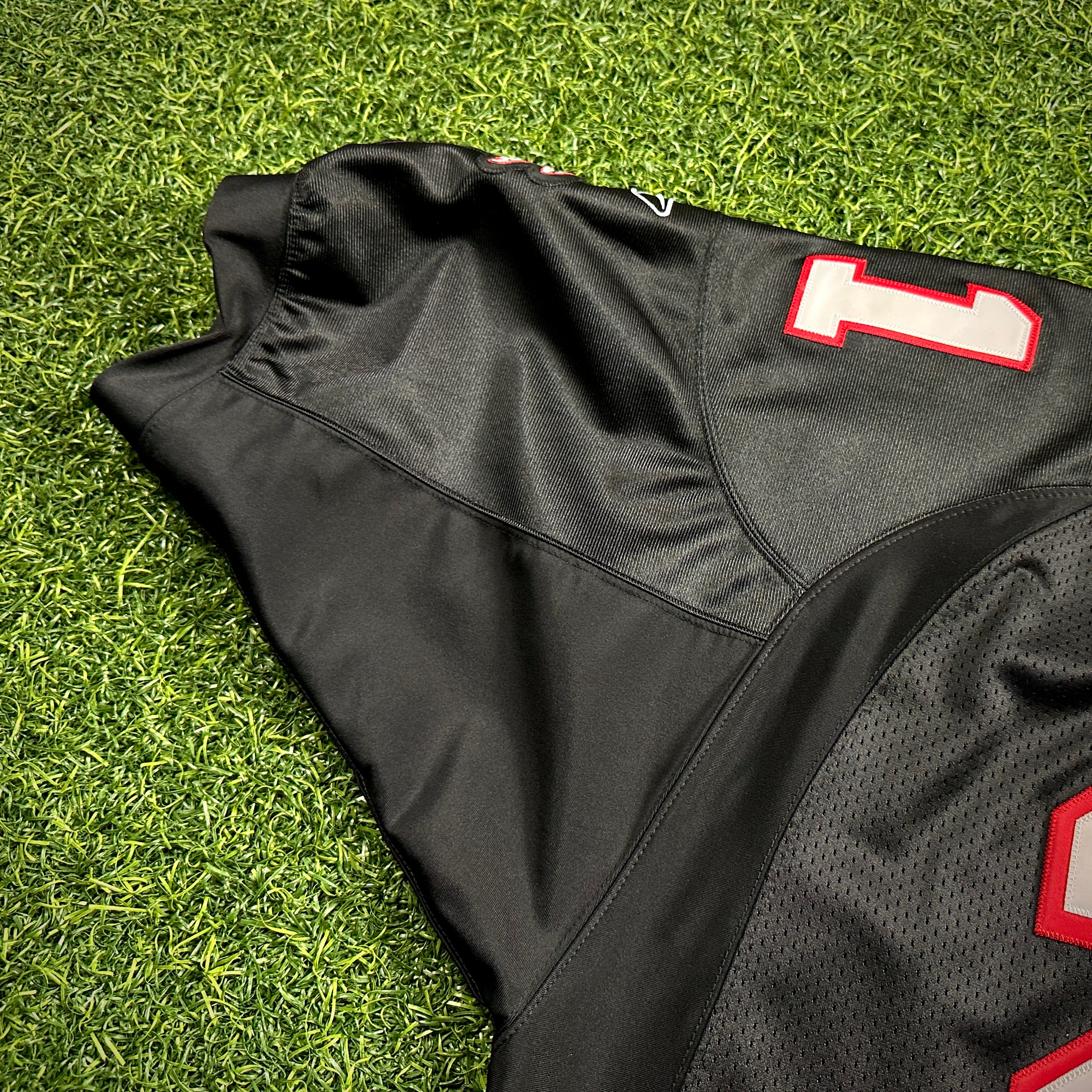 New! Reebok NFL Authentic Jersey Atlanta Falcons Deion Sanders Sz. 52 Helmet Tag