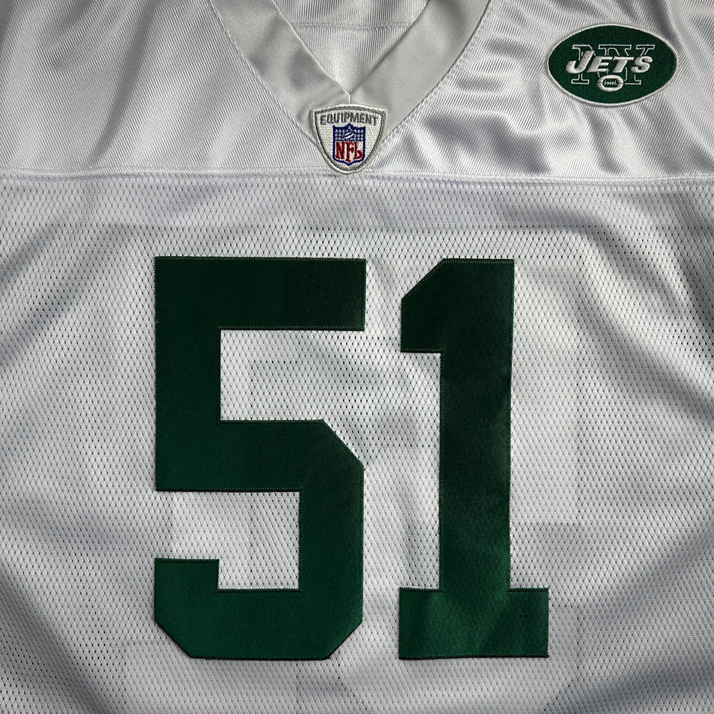 New! 2007 Reebok NFL Authentic Jersey New York Jets Jonathan Vilma Sz. 48 NWT