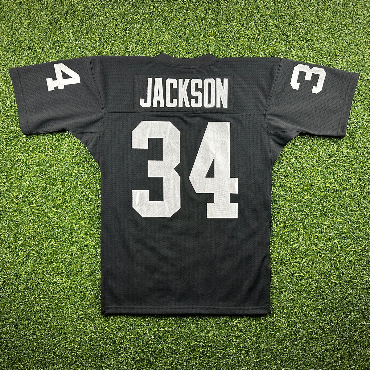 New! Mitchell & Ness NFL 1990 Authentic Jersey Los Angeles Raiders Bo Jackson Sz. 40 (M) Throwback
