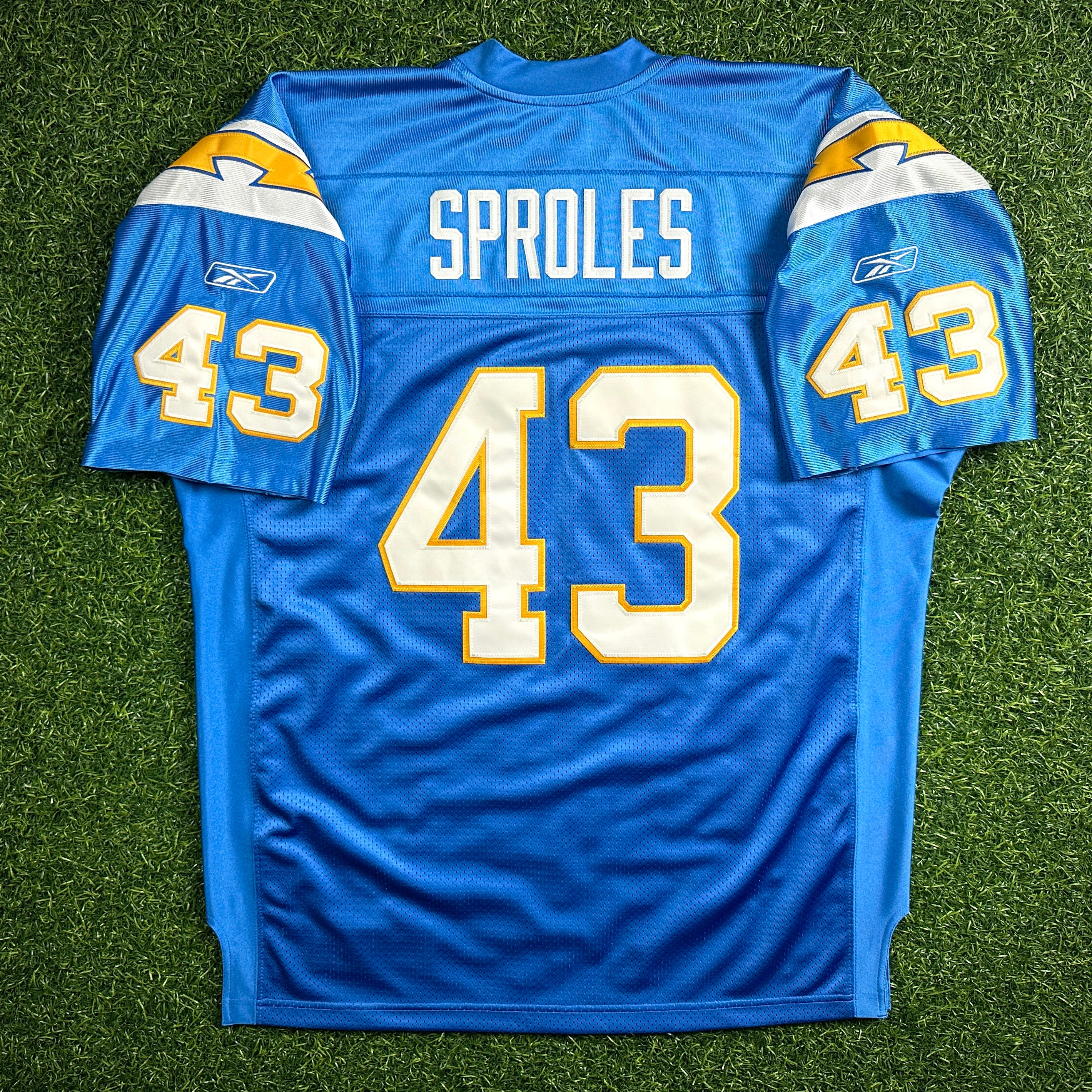 New! 2009 NFL Authentic Throwback Jersey San Diego Chargers Darren Sproles 52