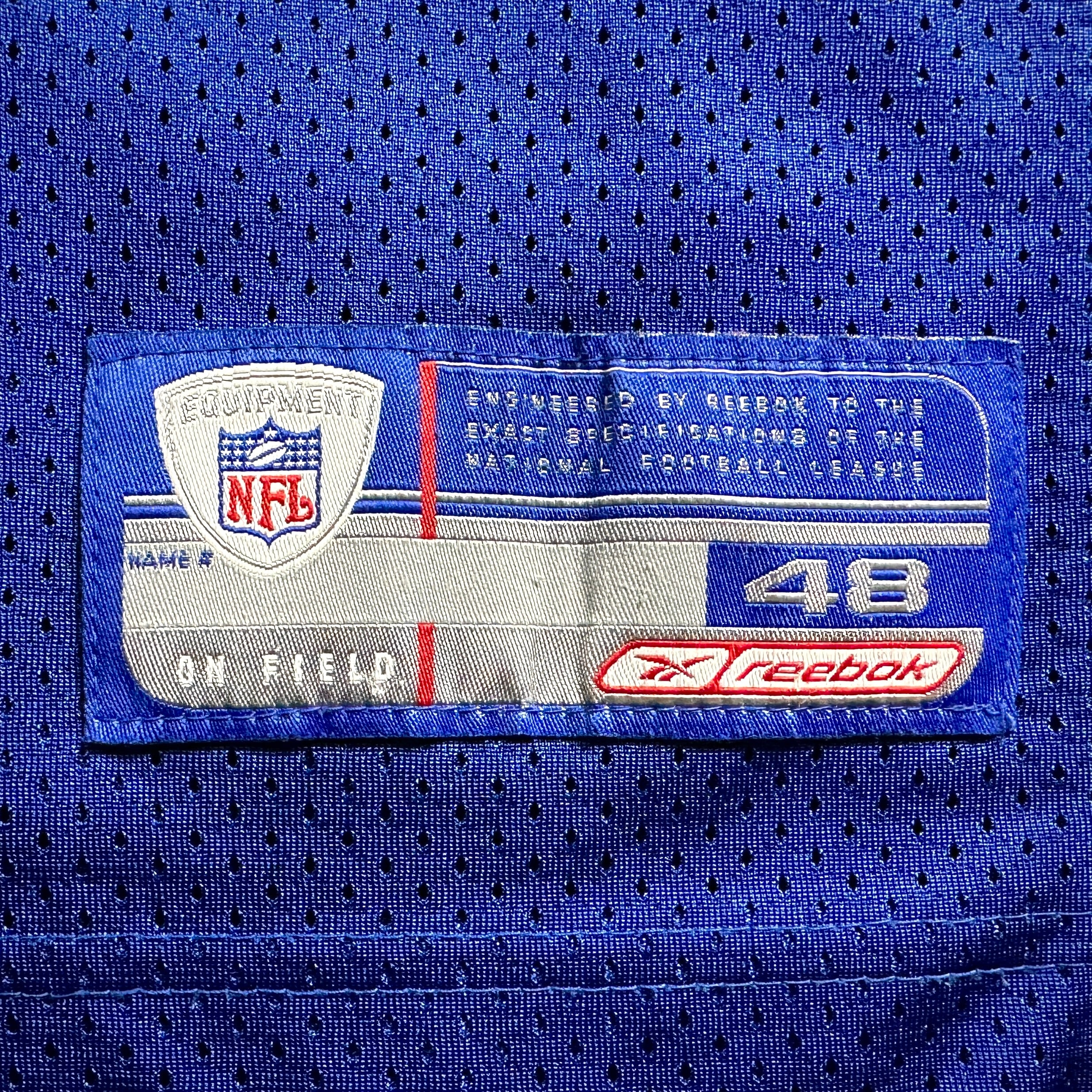 2002 Reebok NFL Authentic Jersey New York Giants Jason Sehorn Sz. 48 Vintage