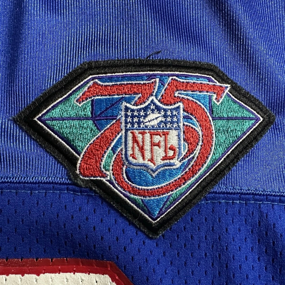 1994 Apex NFL Game Used Rookie Jersey New York Giants Jason Winrow 48 Ohio State