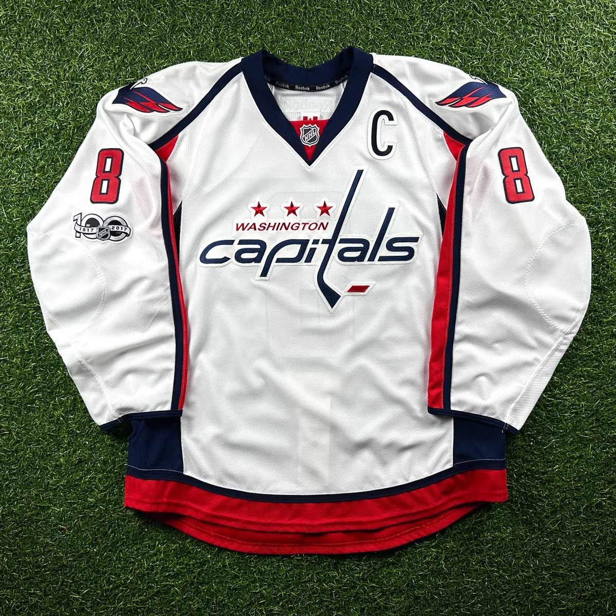 2016/17 Reebok NHL Pro Model Game Jersey Washington Capitals Alex Ovechkin Sz. 56
