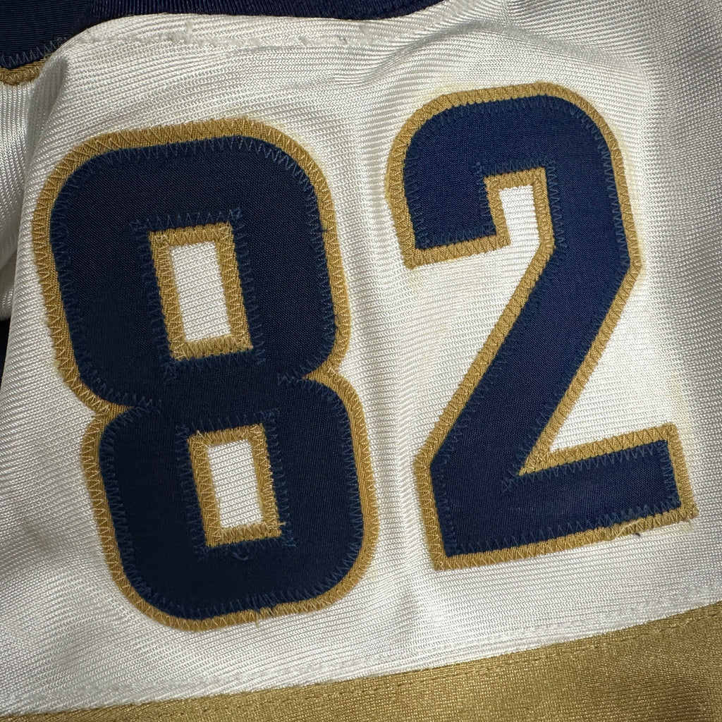 2003 Reebok NFL Game-Used Rookie Jersey St. Louis Rams Mike Furrey Sz. 44 Repairs