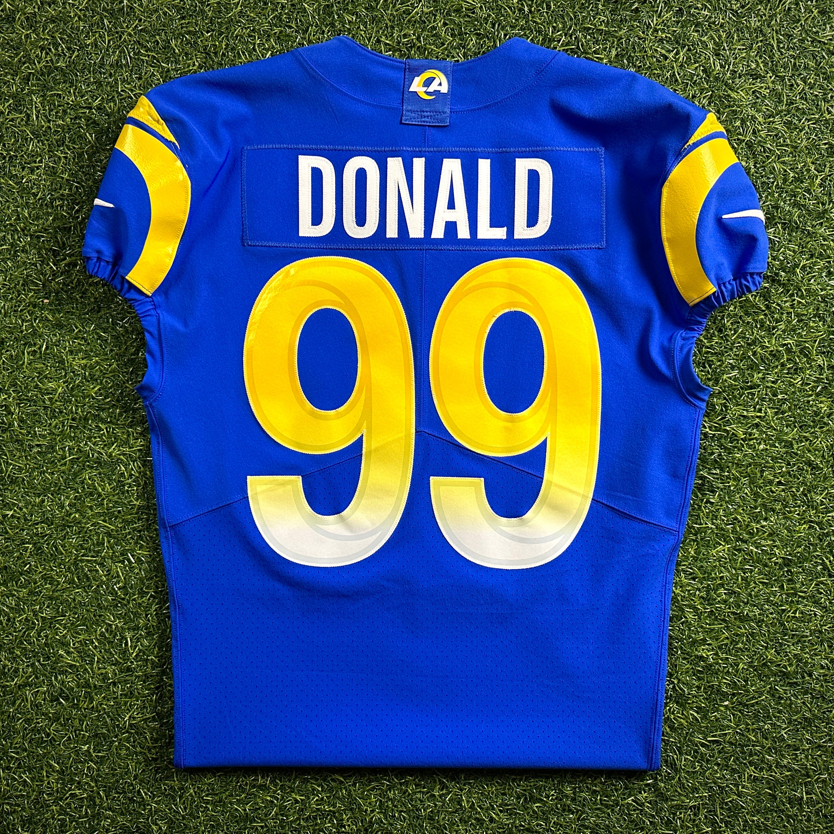 2021 Nike NFL Team Issued Jersey Los Angeles Rams Aaron Donald Crucial Catch 44