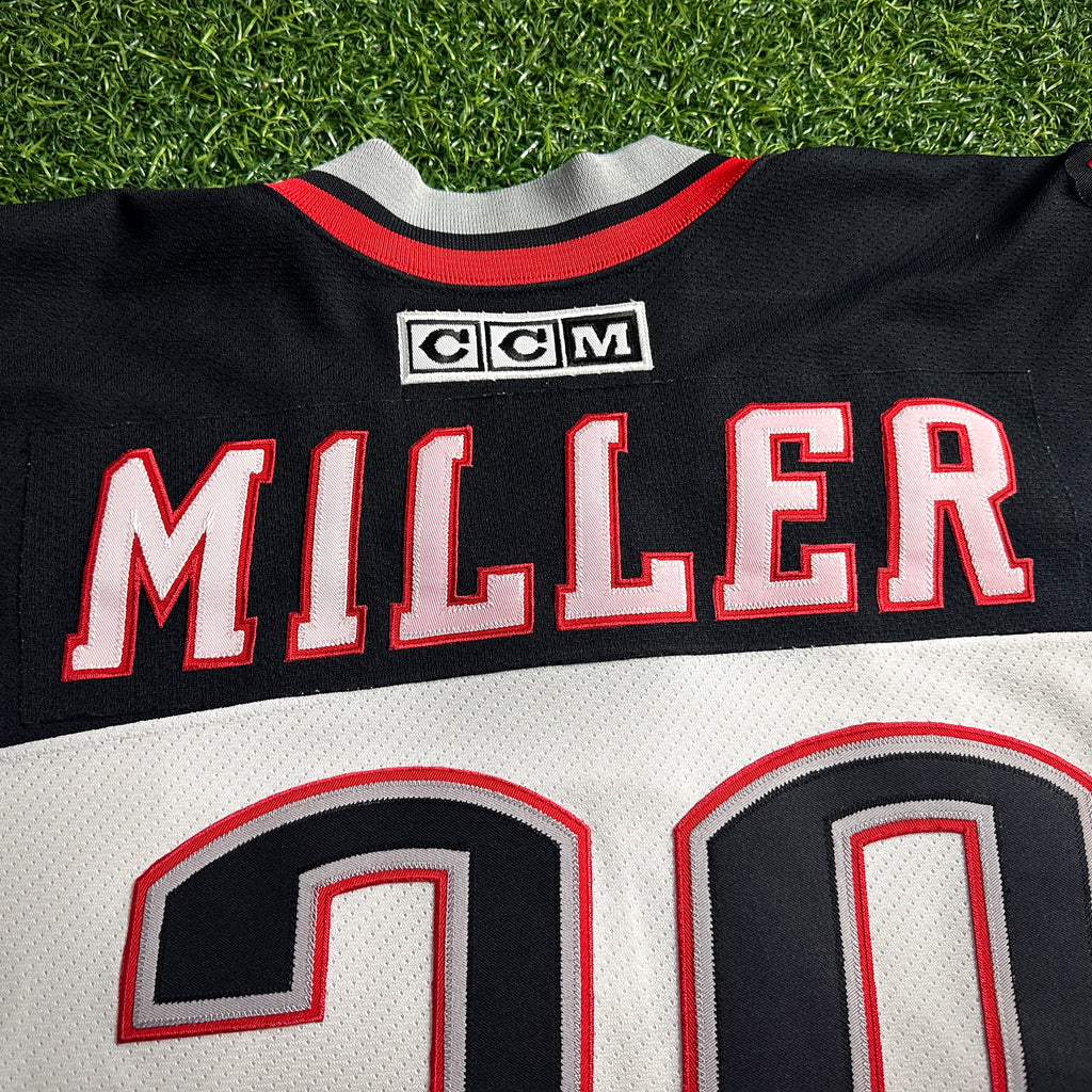 2002 CCM NHL Buffalo Sabres Jersey Ryan Miller Sz XL Vintage Rookie Goathead MiC