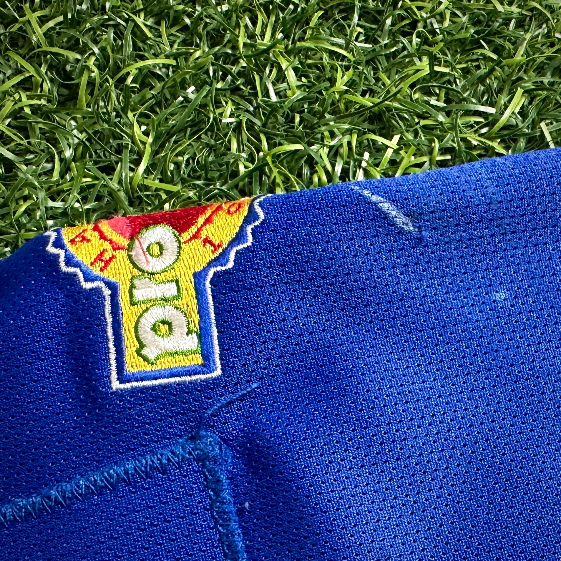 1994 Wilson NFL Game Used Worn Jersey Detroit Lions Lomas Brown Pro Bowl NFC