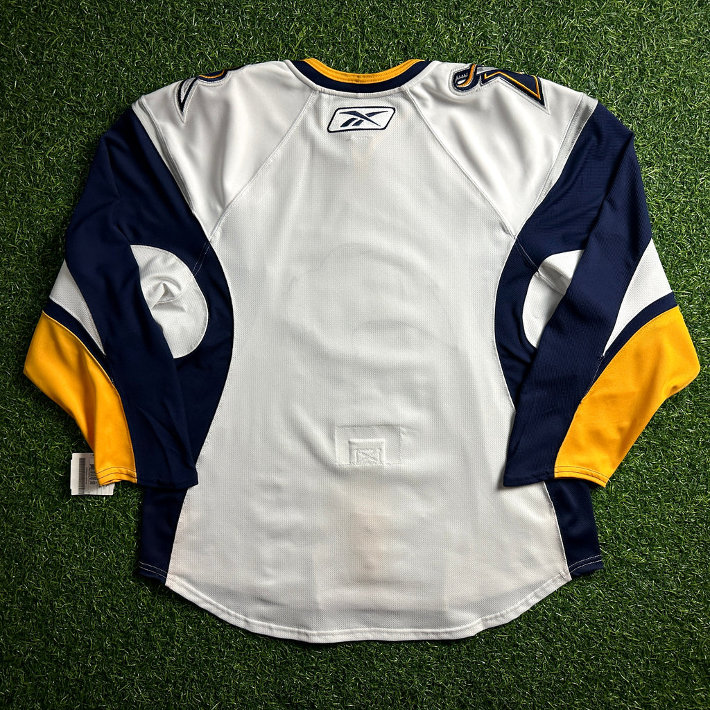 New! 2007/08 Reebok NHL Team-Issued Jersey Buffalo Sabres Sz. 56 White Slug MiC