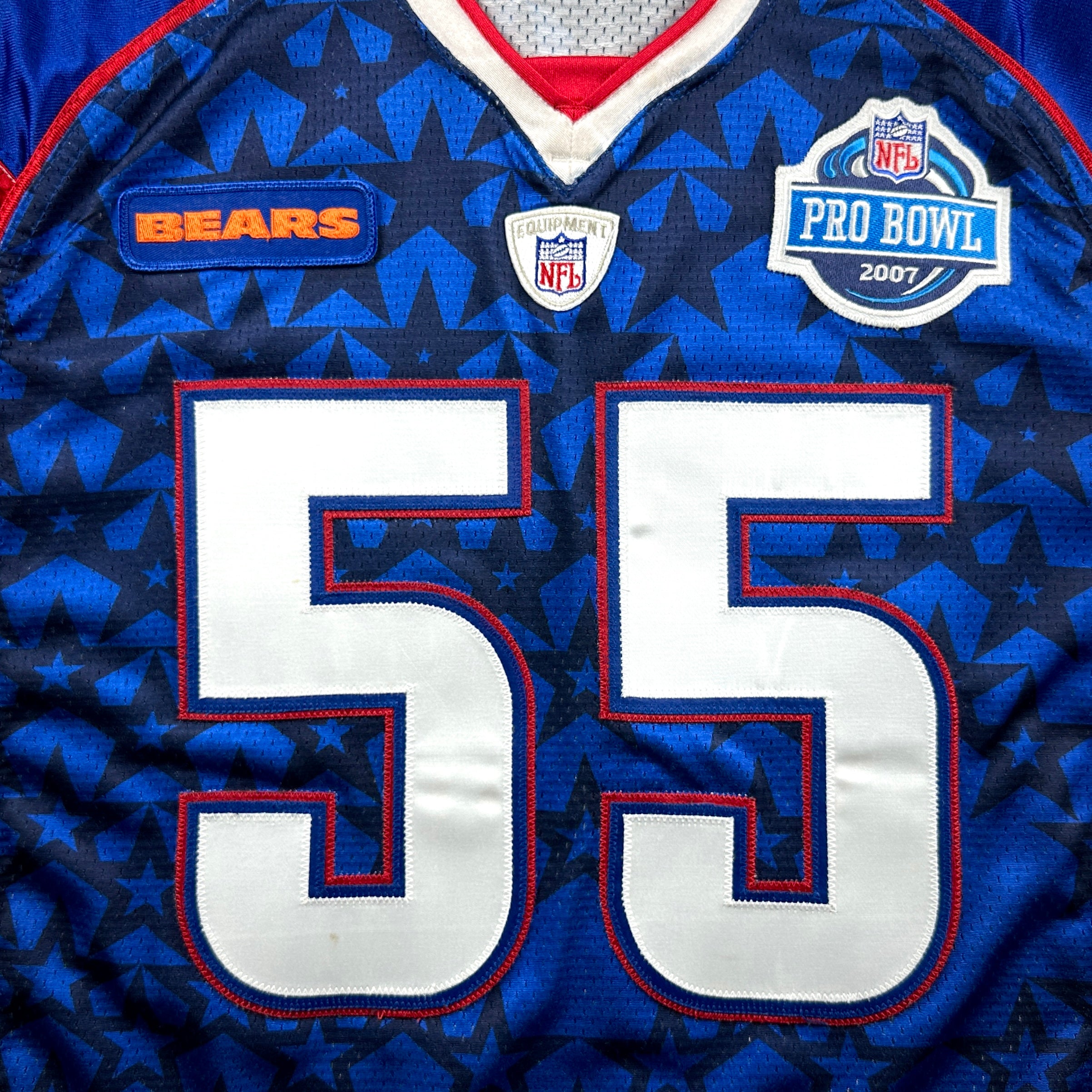 2007 Reebok NFL Team-Issued Pro Bowl Game Jersey Chicago Bears Lance Briggs NFC Sz. 48