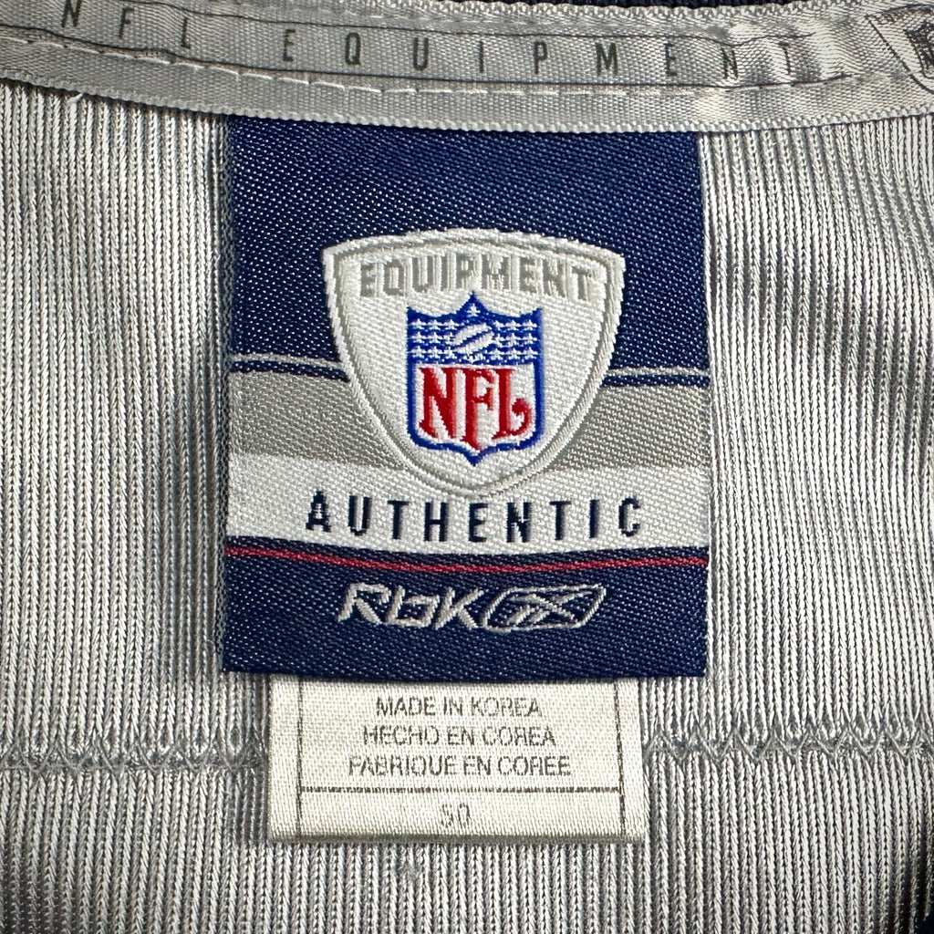2007 Reebok NFL Authentic Jersey New England Patriots Tom Brady Sz. 50 Silver Alternate