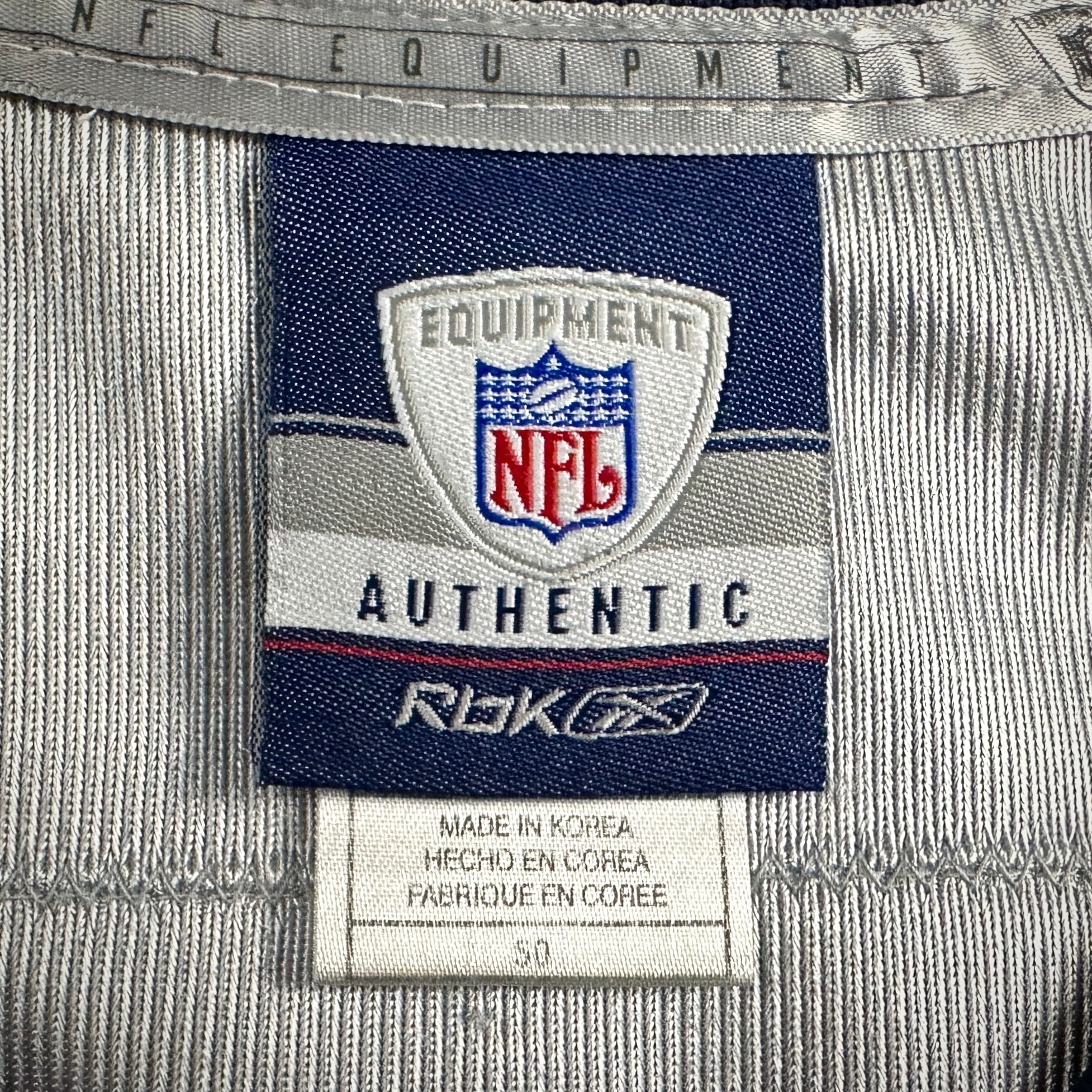 2007 Reebok NFL Authentic Jersey New England Patriots Tom Brady Sz. 50 Silver Alternate
