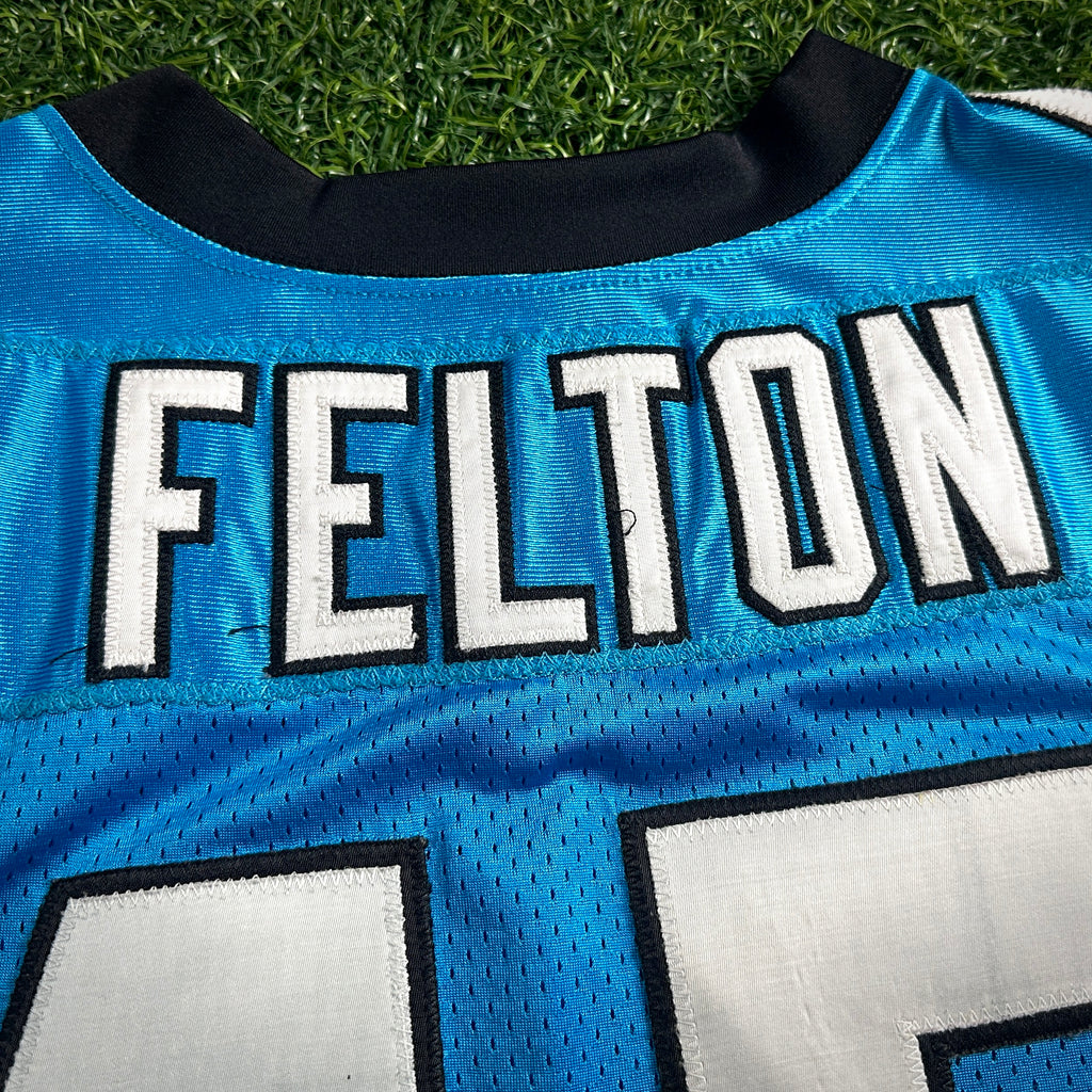 2011 Reebok NFL Game Used Worn Jersey Carolina Panthers Jerome Felton 3 Games