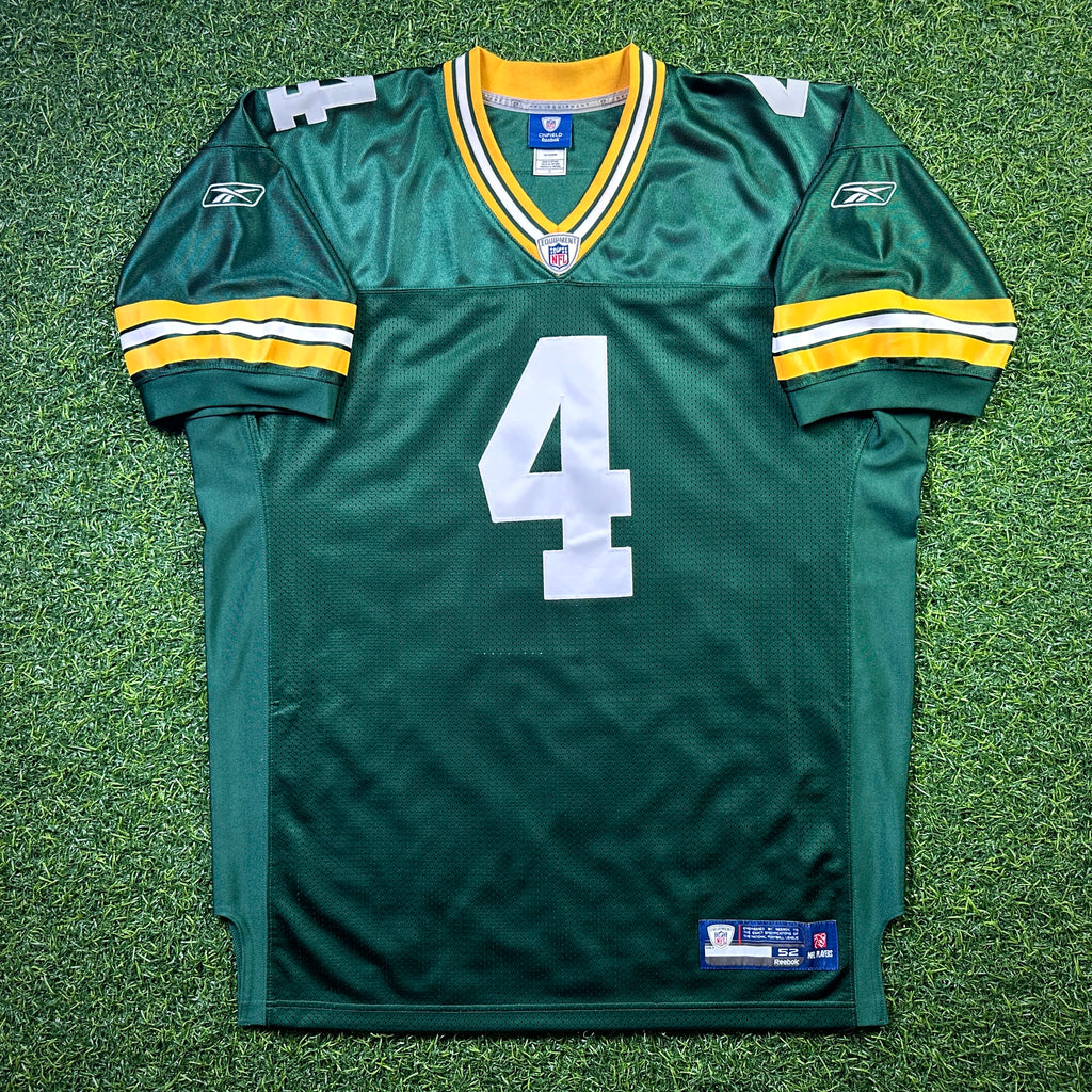 Reebok NFL Authentic Jersey Green Bay Packers Brett Favre Sz. 52 Vintage