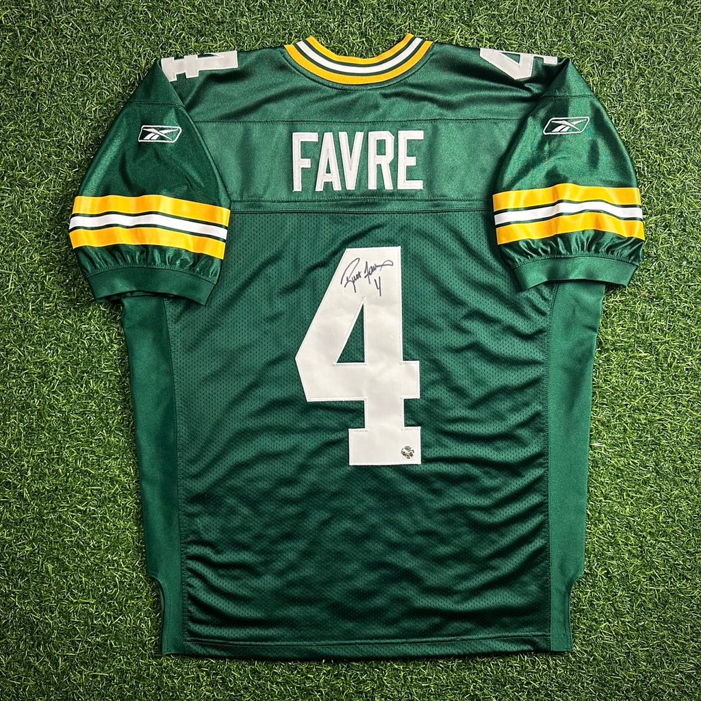 New! 2004 Reebok NFL Authentic Jersey Green Bay Packers Brett Favre Sz. 48 Autograph COA