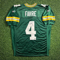 New! 2004 Reebok NFL Authentic Jersey Green Bay Packers Brett Favre Sz. 48 Autograph COA