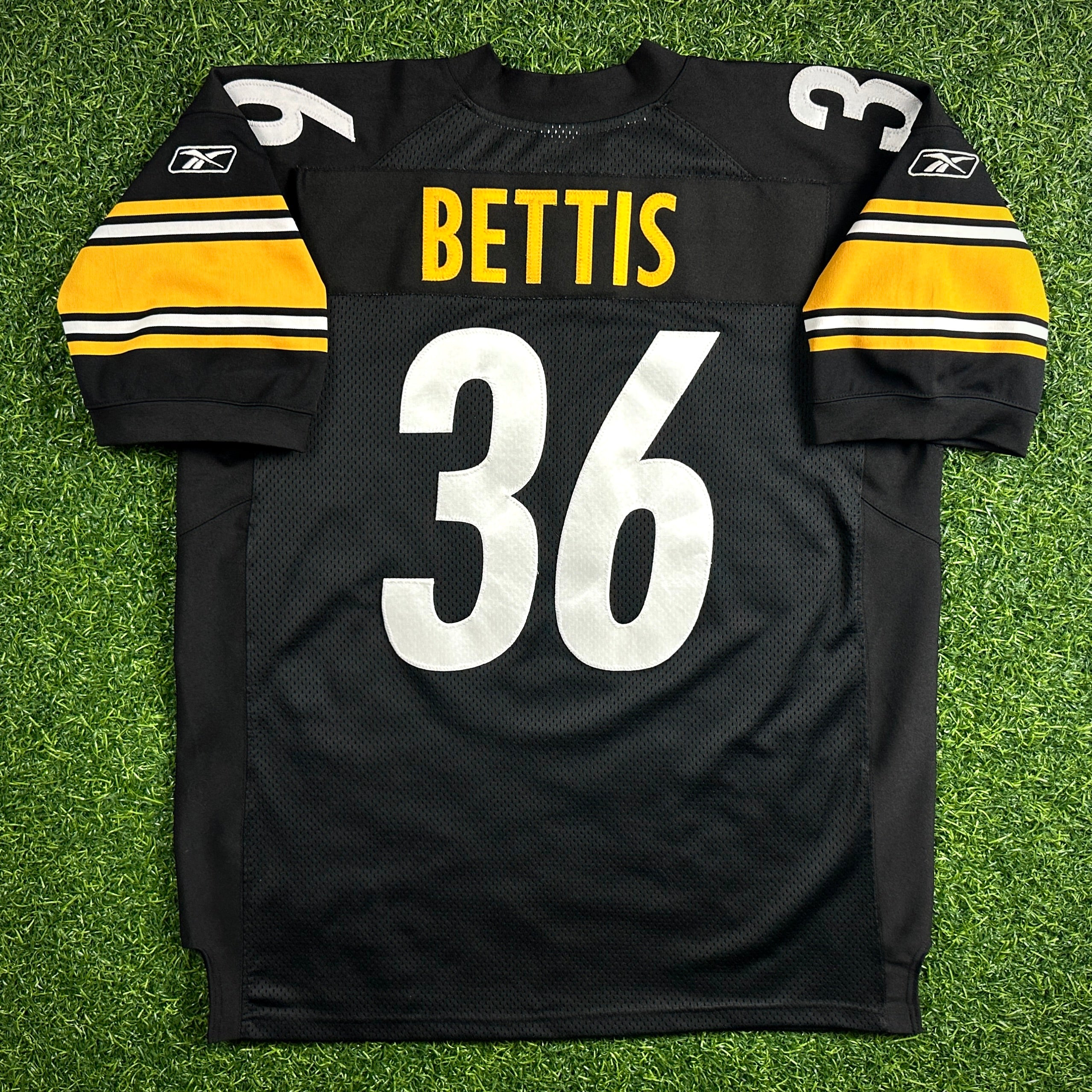 2003 Reebok NFL Authentic Jersey Pittsburgh Steelers Jerome Bettis Sz 48 Vintage