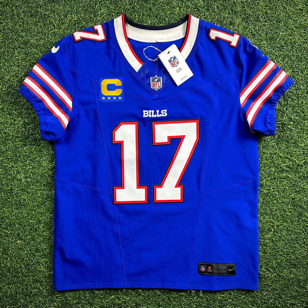 New! 2025 Nike NFL Vapor FUSE Elite Authentic Jersey Buffalo Bills Josh Allen Sz. 44 Blue Home