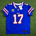 New! 2025 Nike NFL Vapor FUSE Elite Authentic Jersey Buffalo Bills Josh Allen Sz. 44 Blue Home