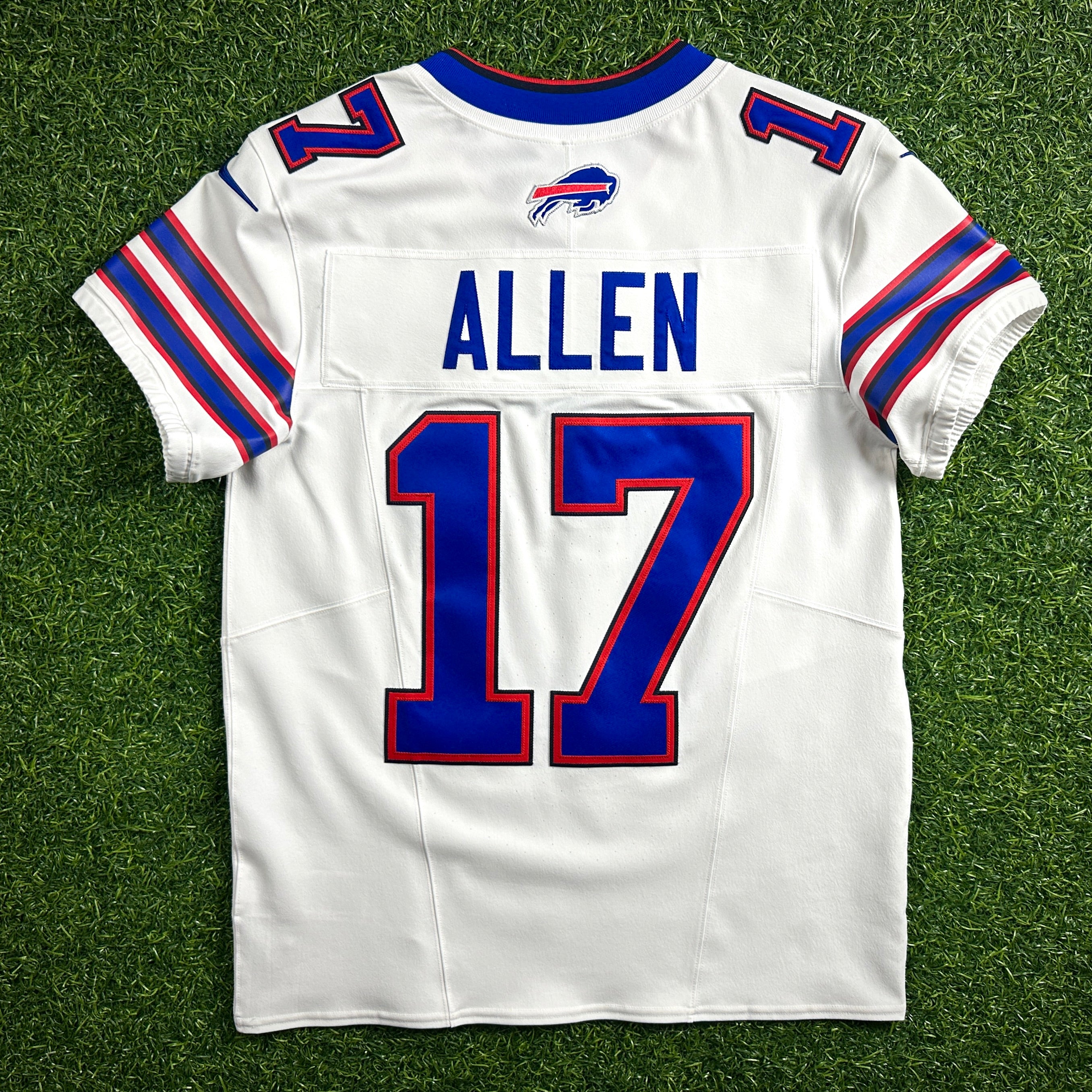 New! 2025 Nike NFL Vapor FUSE Elite Authentic Jersey Buffalo Bills Josh Allen Sz. 40 White Road