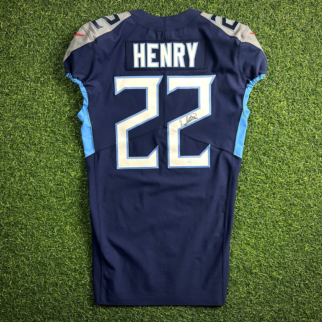 2021 Nike NFL Authentic Jersey Tennessee Titans Derrick Henry Autograph JSA