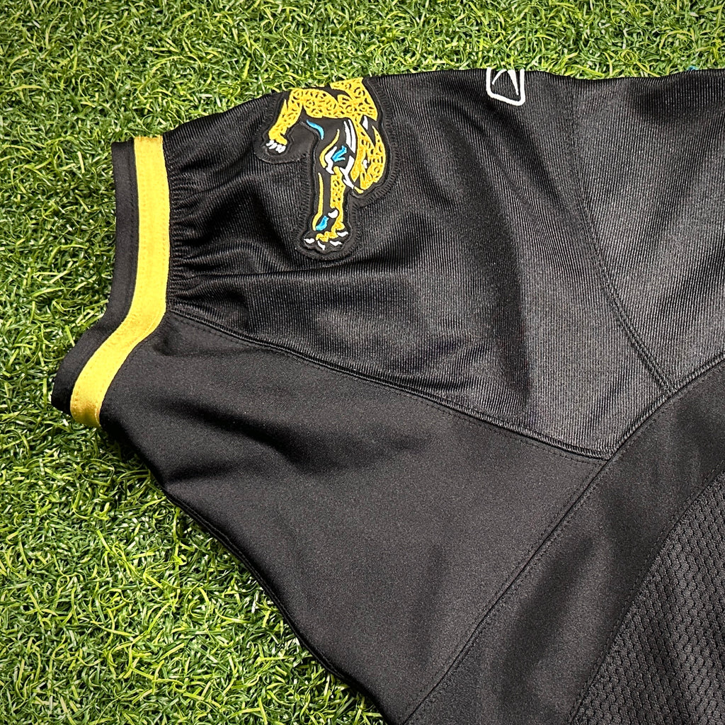 2005 Reebok NFL Authentic Jersey Jacksonville Jaguars Byron Leftwich Sz 50 Black