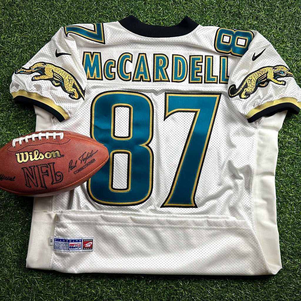 1998 Nike NFL Pro Line Authentic Jersey Jacksonville Jaguars Kennan McCardell Sz. 48 Away
