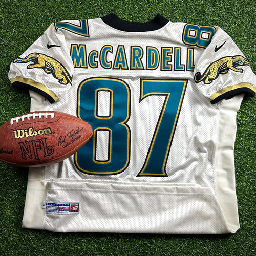 1998 Nike NFL Pro Line Authentic Jersey Jacksonville Jaguars Kennan McCardell Sz. 48 Away