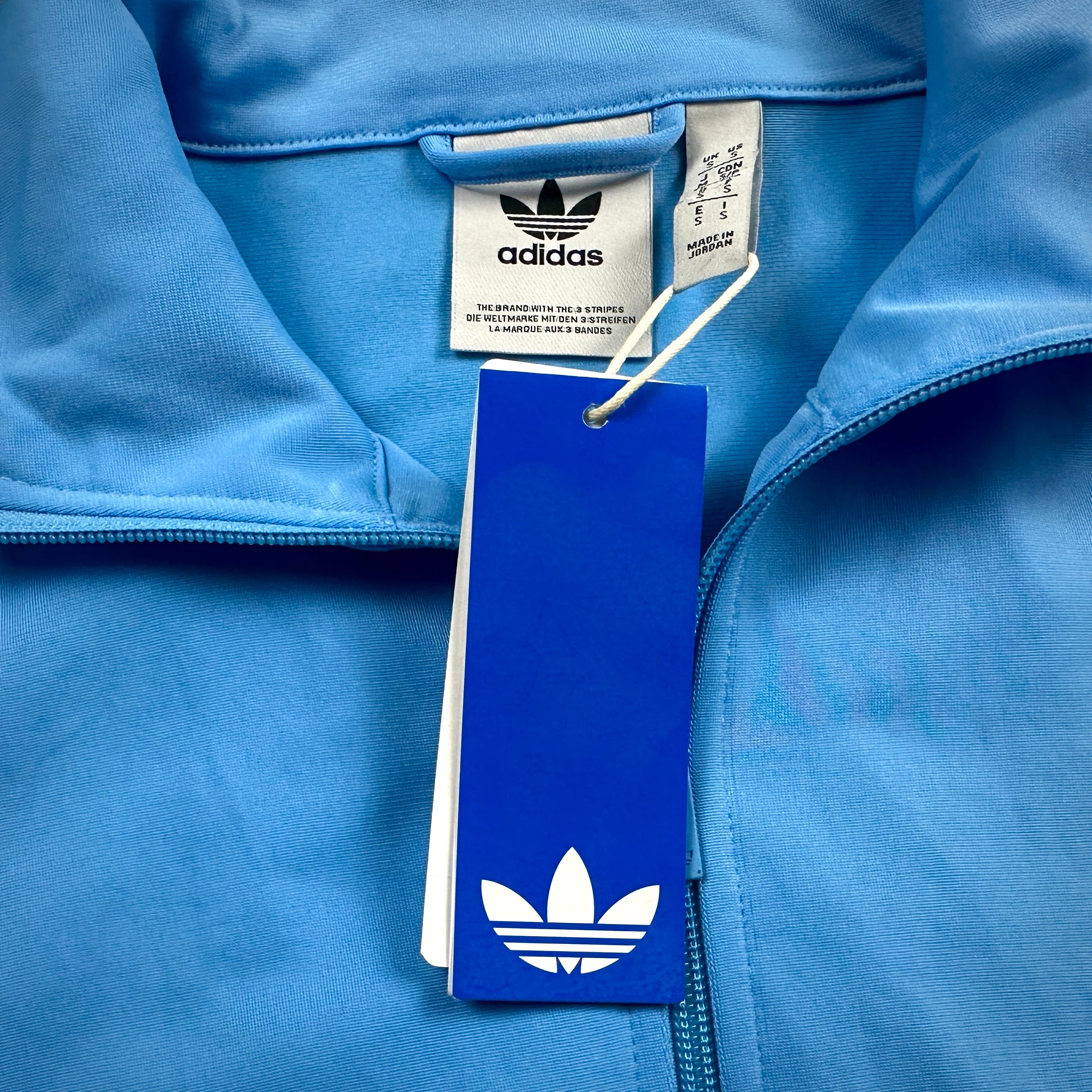New! Adidas Firebird Track Jacket Men’s Sz. S Blue Burst Trefoil Vintage NWT