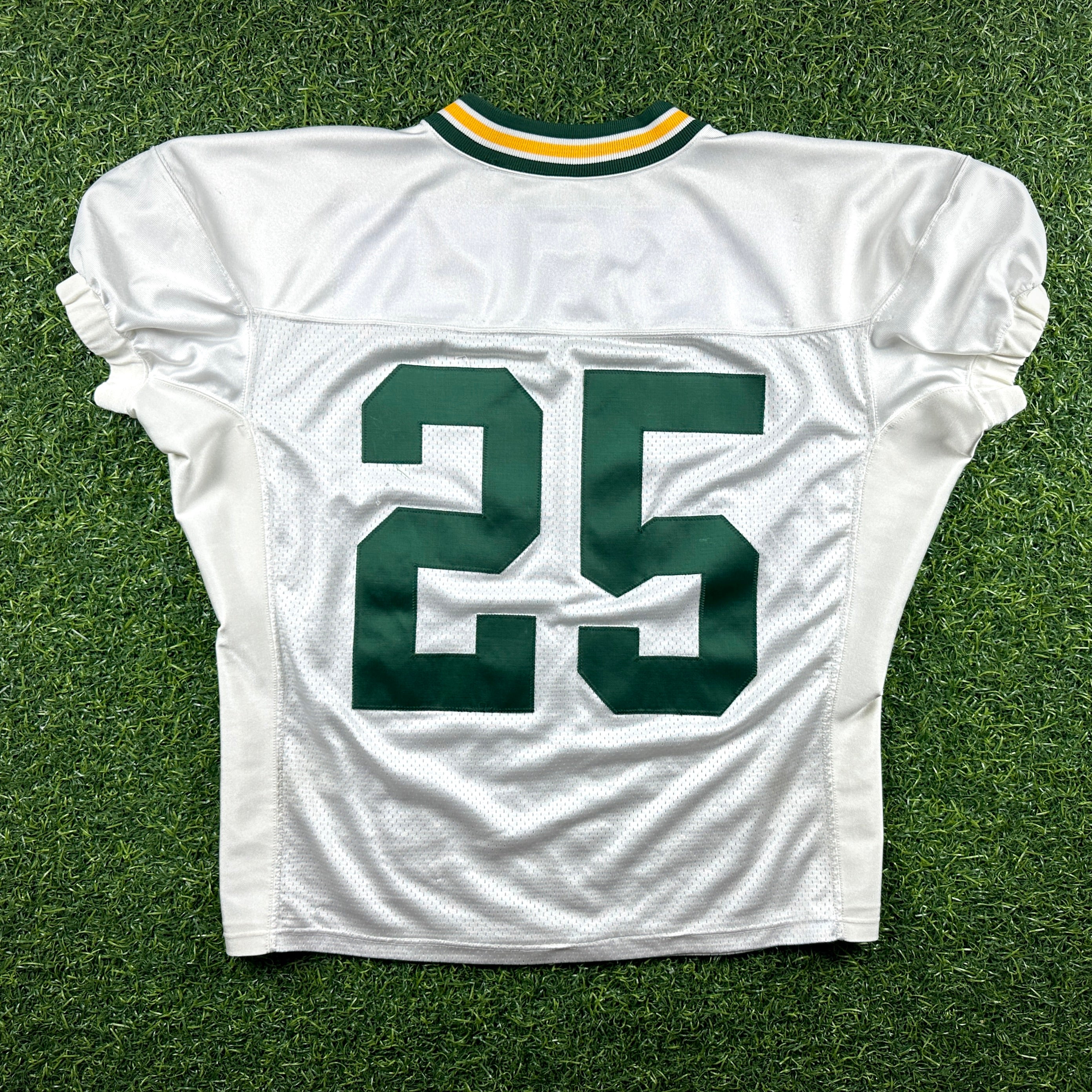 2001 Reebok NFL Practice Used Jersey Green Bay Packers Dorsey Levens Autograph