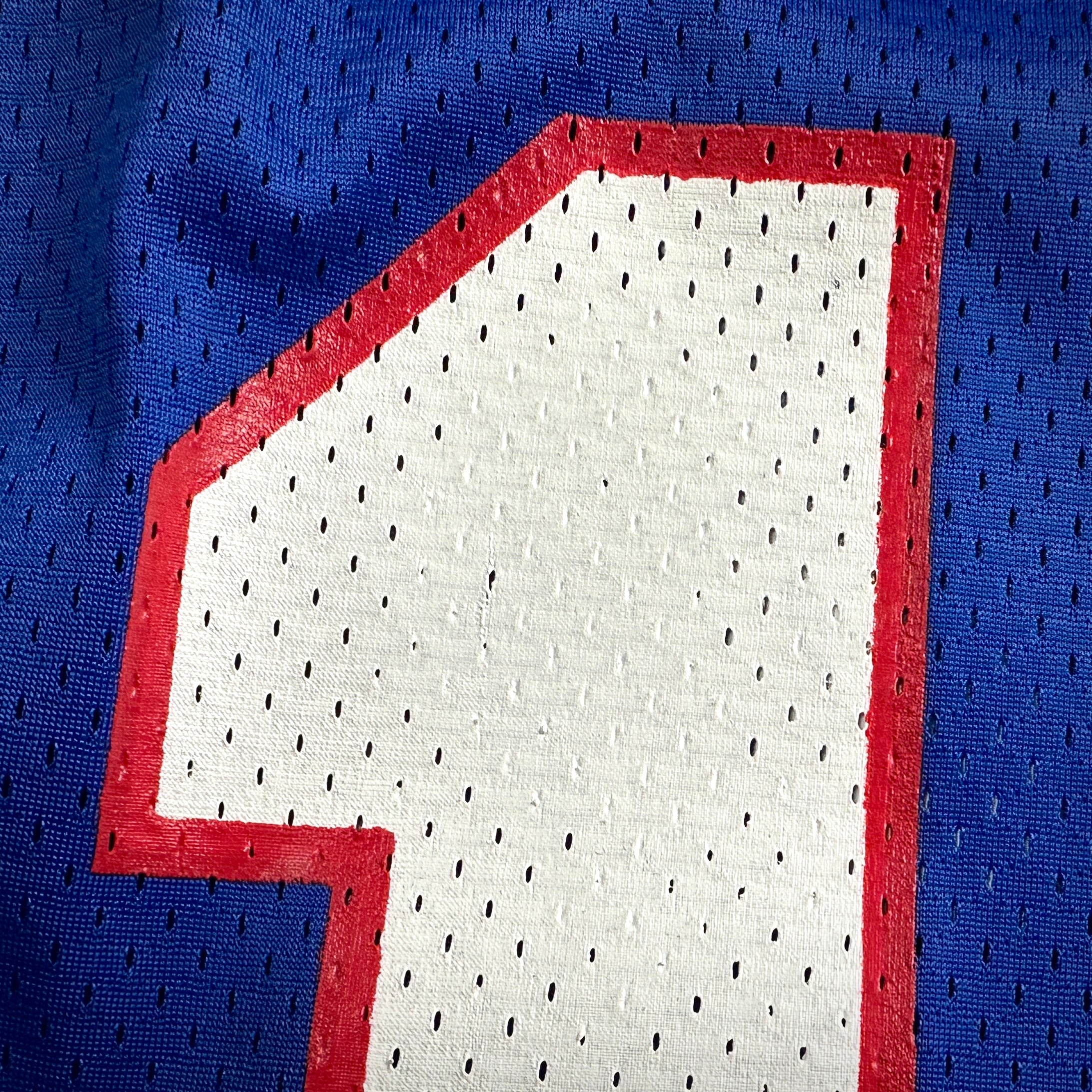 1991 Champion NFL Team Issued Game Jersey Buffalo Bills Scott Norwood Sz. 44