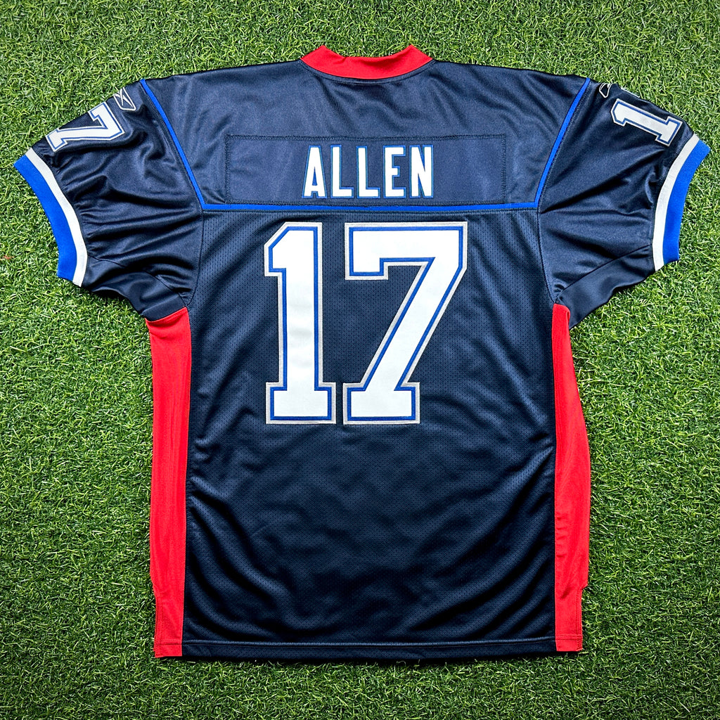 New! Reebok NFL Authentic Reverse Retro Jersey Buffalo Bills Josh Allen Sz. 52