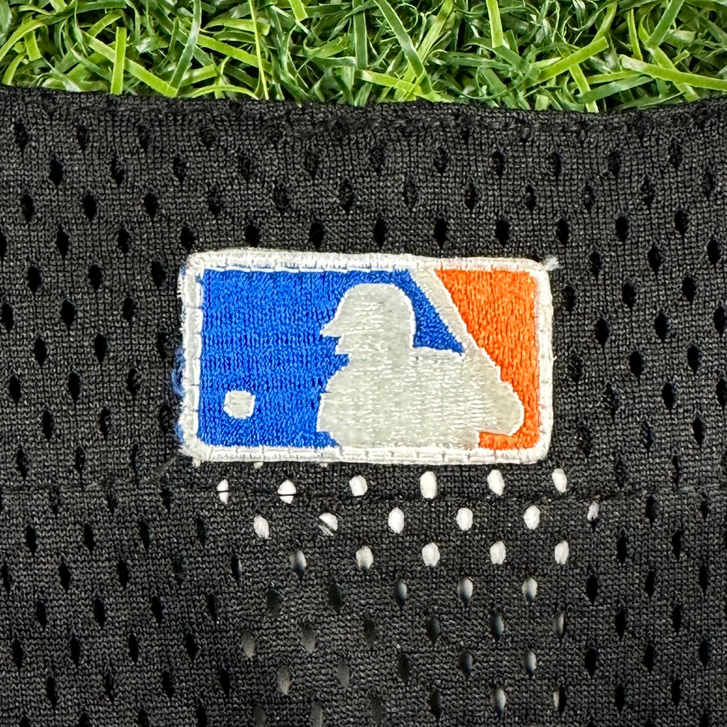 2000 Majestic MLB Jersey New York Mets Garth Brooks Black Sz. M Vintage