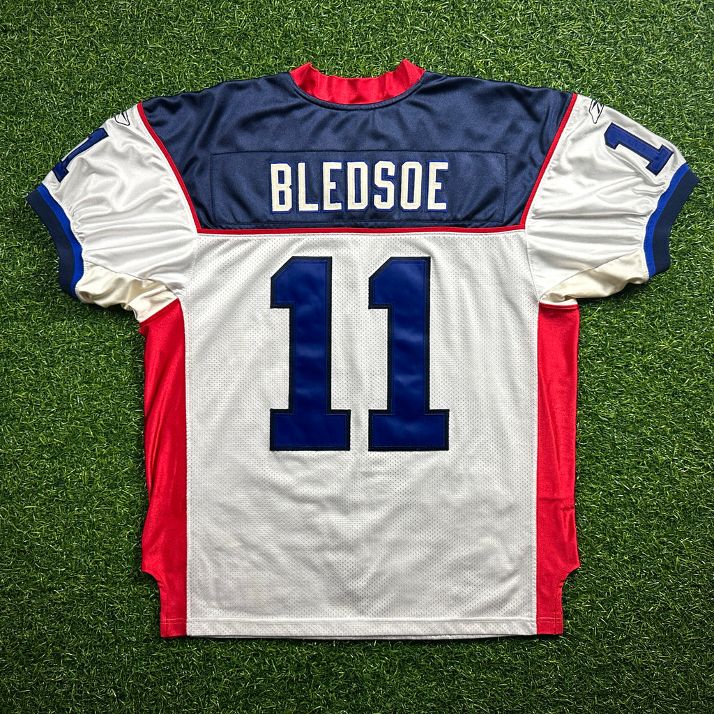 2002 Reebok NFL Authentic Jersey Buffalo Bills Drew Bledsoe Sz. 52 Vintage