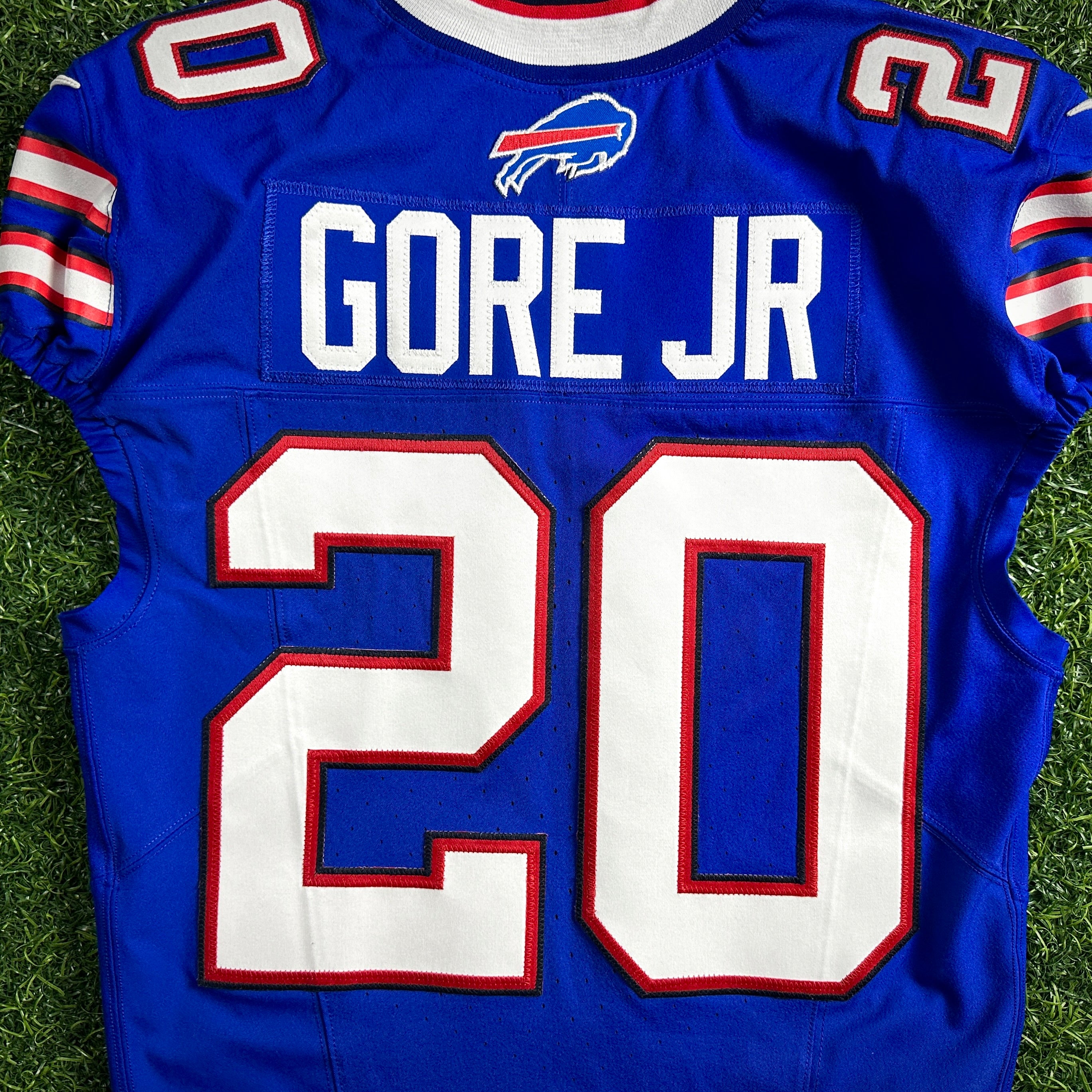 2024 Nike NFL Team-Issued Game Jersey Buffalo Bills Frank Gore Jr Rookie Sz. 40