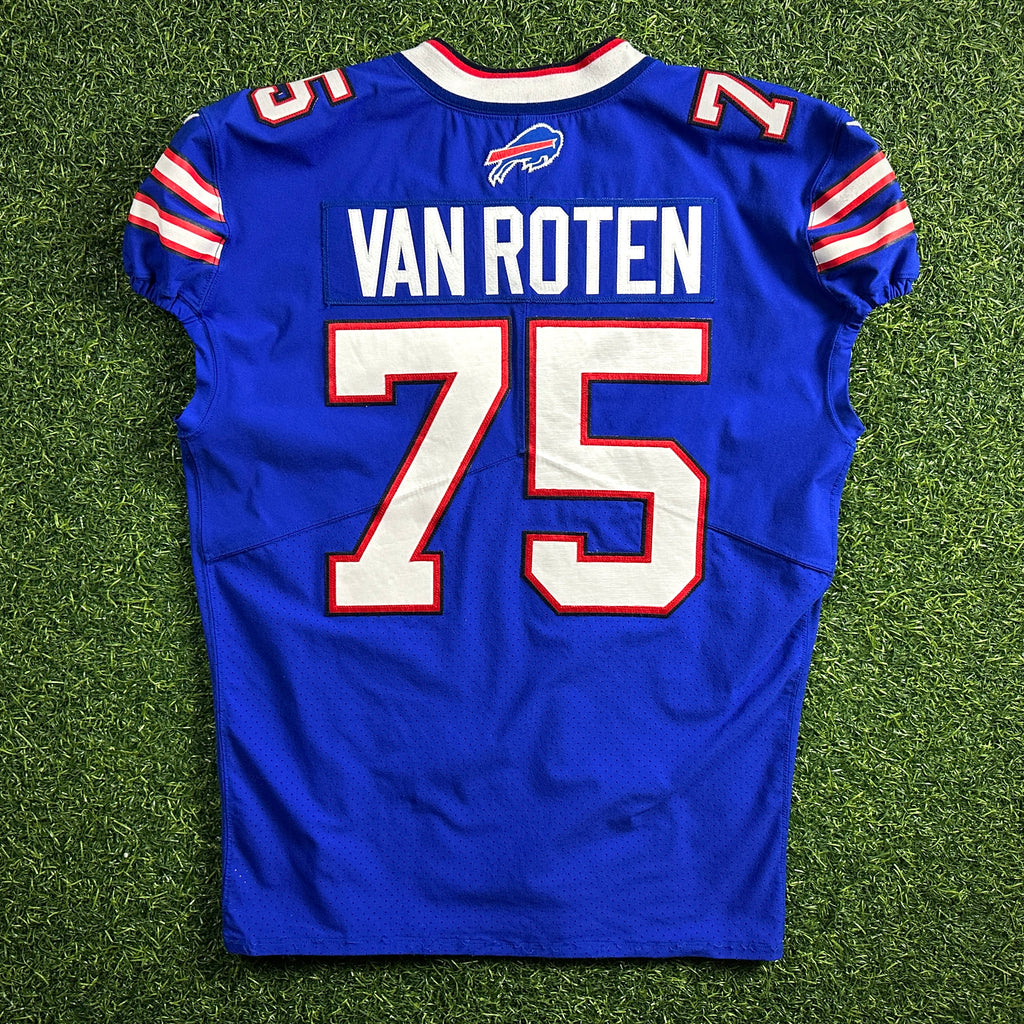 2022 Nike NFL Game-Used Jersey Buffalo Bills Greg Van Roten Sz. 48 Team COA
