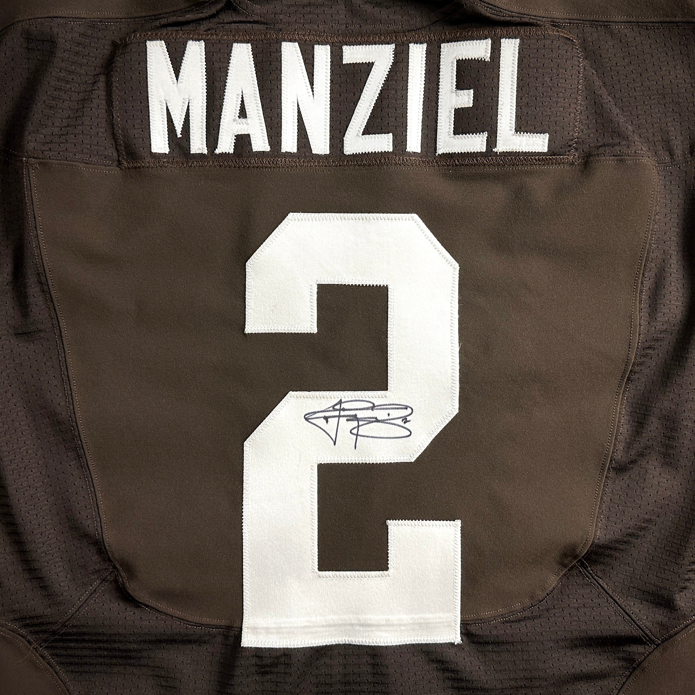 2014 Nike NFL Team Issued Jersey Cleveland Browns Johnny Manziel Autograph Rookie