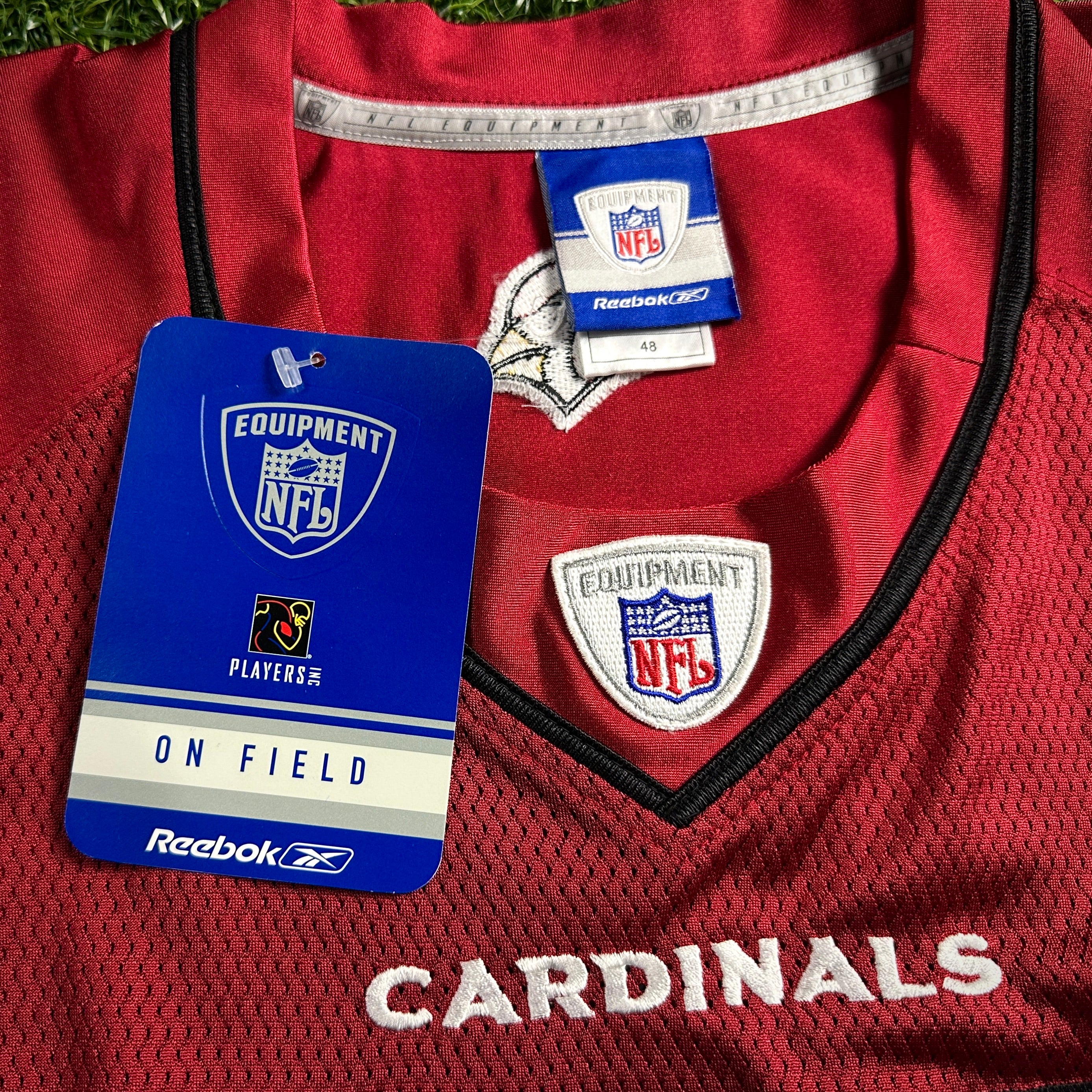 New! 2007 Reebok NFL Authentic Jersey Arizona Cardinals Anquan Boldin Sz. 48 NWT