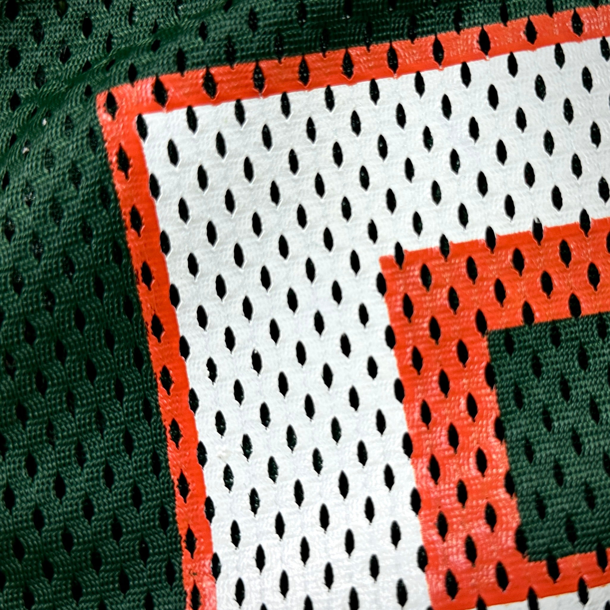 1999 Nike NCAA Game-Used Jersey Miami Hurricanes Jermell Weaver Sz. 48 Set 1